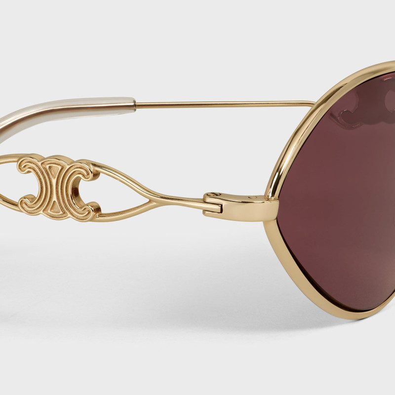 CELINE CL40354U Wire 01 sunglasses in Metal outlook