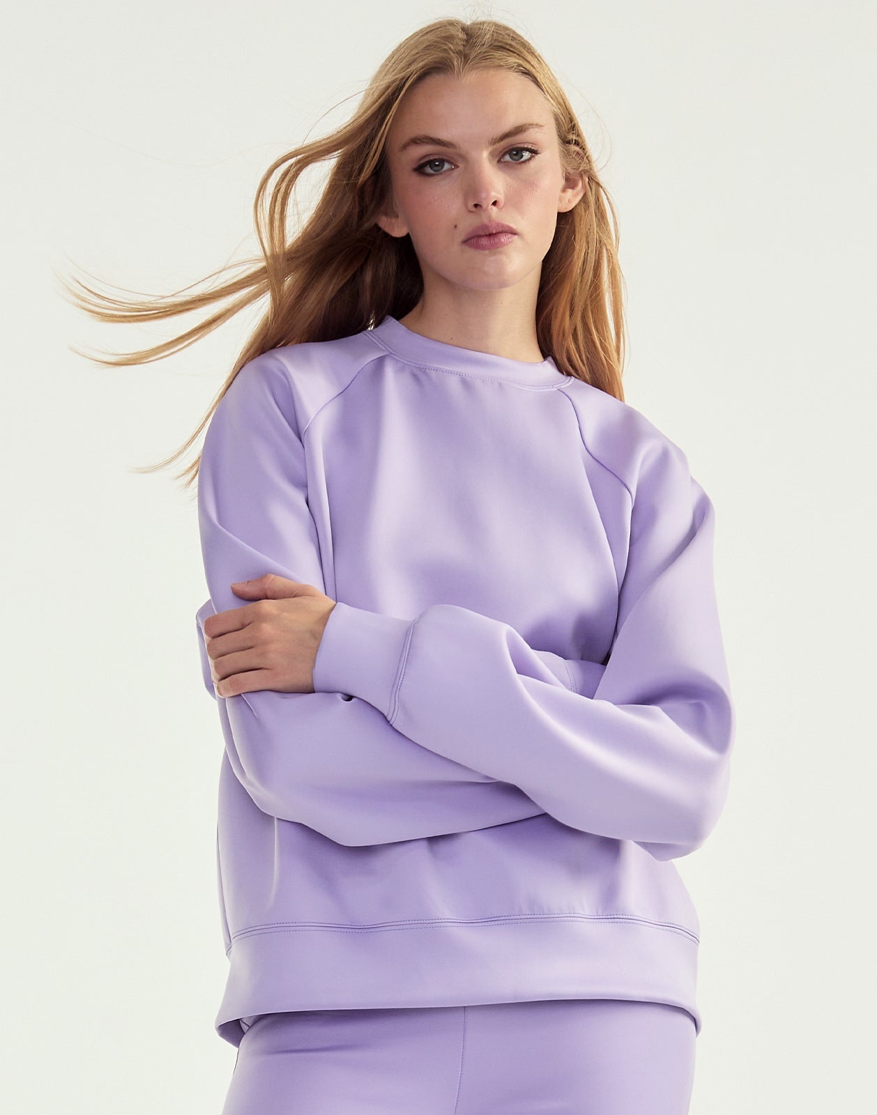 Bonded Pullover Sweatshirt - 1