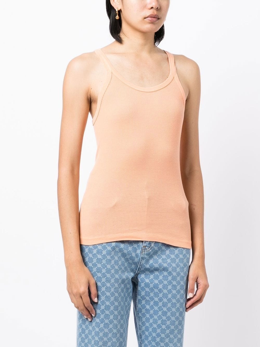 ribbed-knit tank top - 3