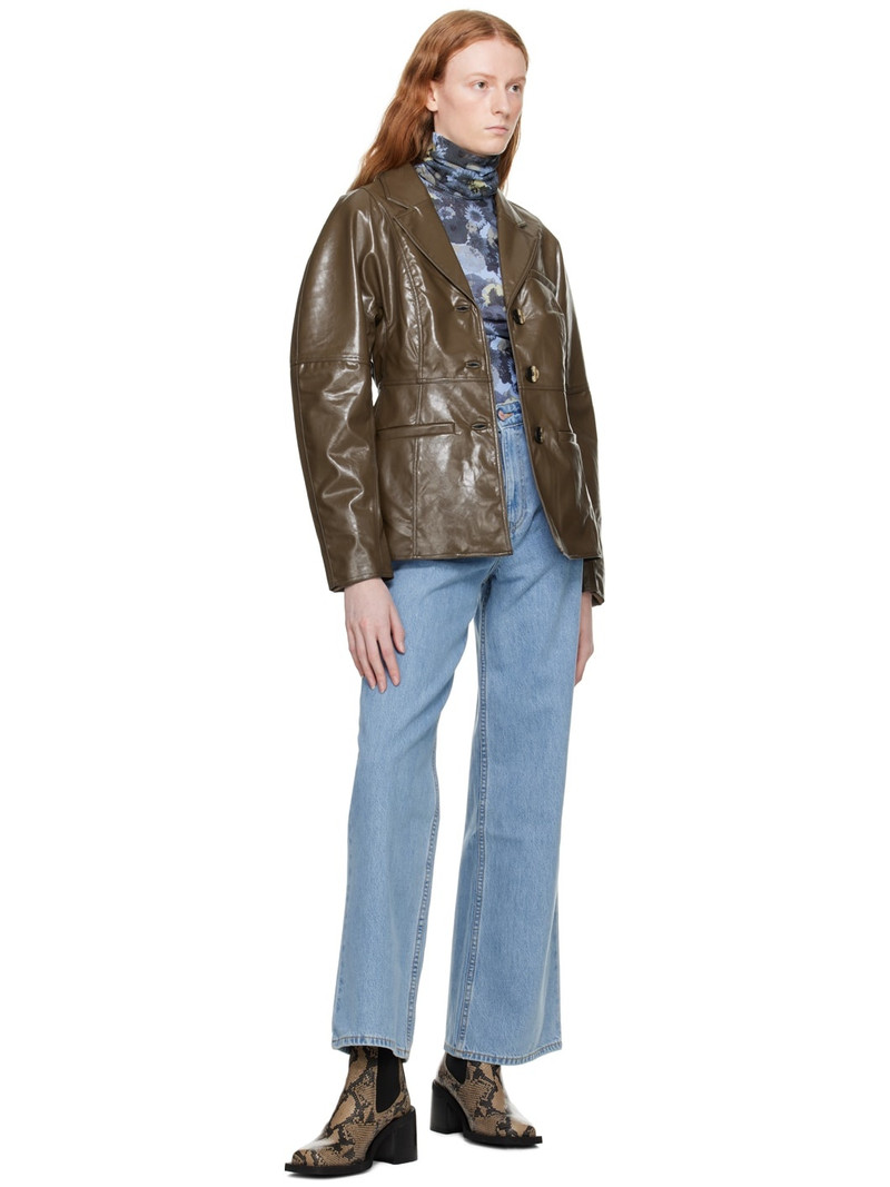 GANNI Blue Mangy Jeans outlook