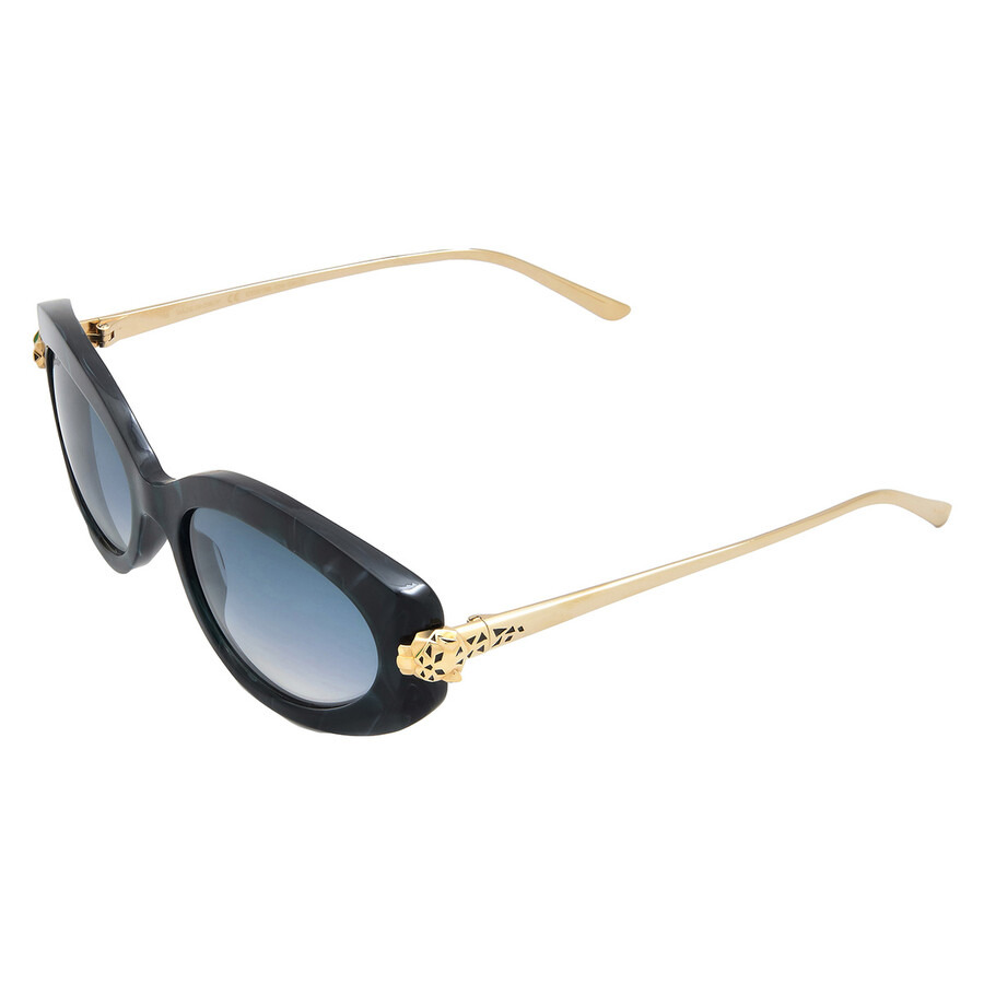 Cartier Panthere de Cartier Green Oval Ladies Sunglasses CT0213S 004 55 - 4