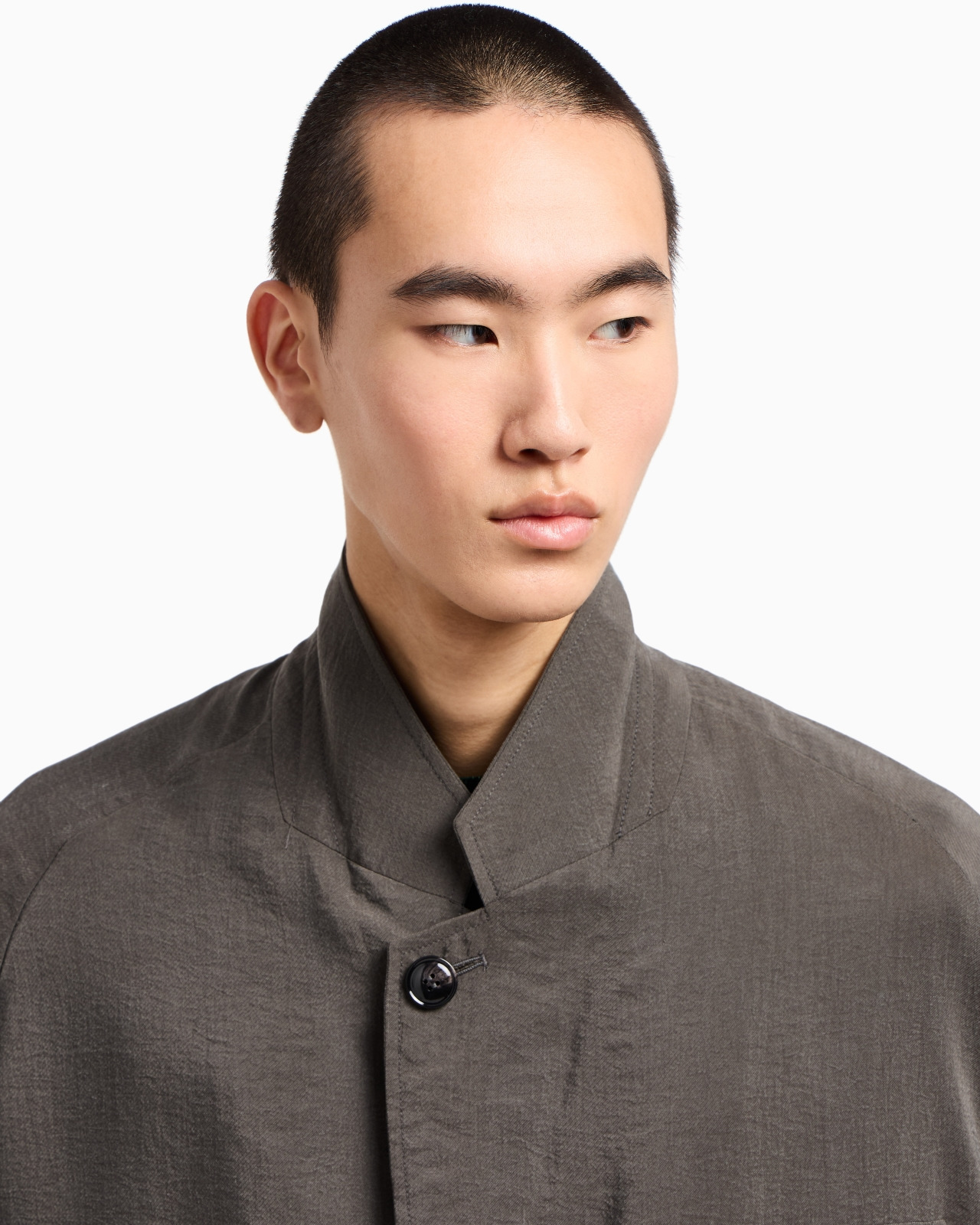 WASHED SILK SINGLE-BREASTED JACKET - 5