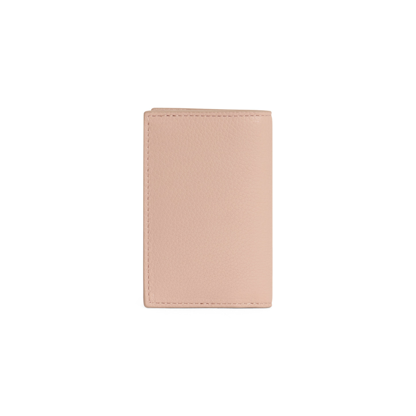 Pink tumbled leather credit card holder - 4