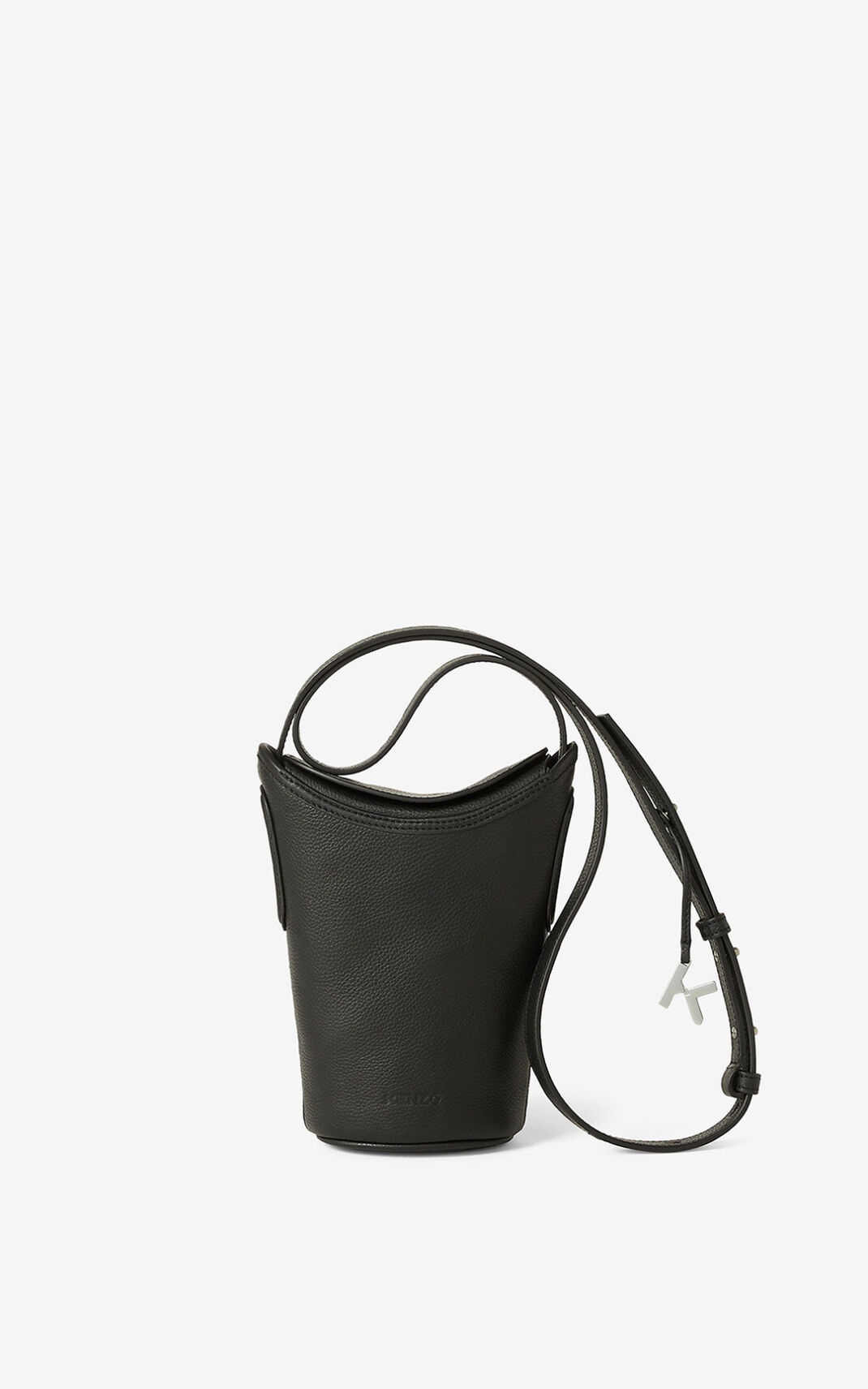 Small KENZO Onda leather bucket bag - 1