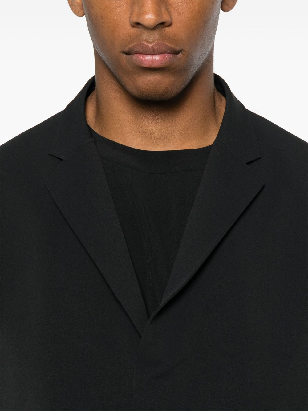 notched-collar blazer - 5