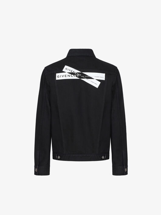 GIVENCHY WEBBING SLIM FIT JACKET IN DENIM - 5