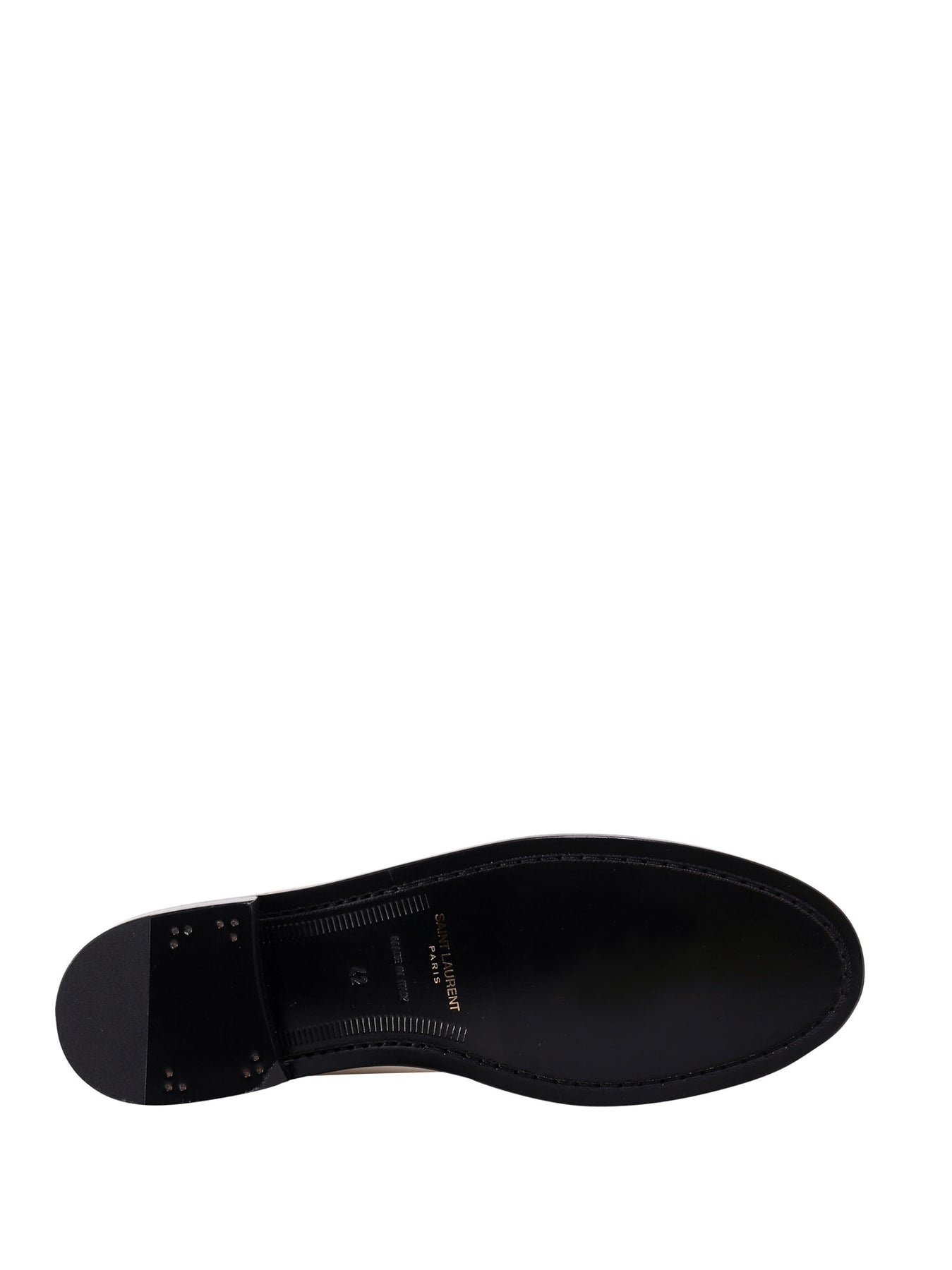 Leather loafer with iconic monogram - 4