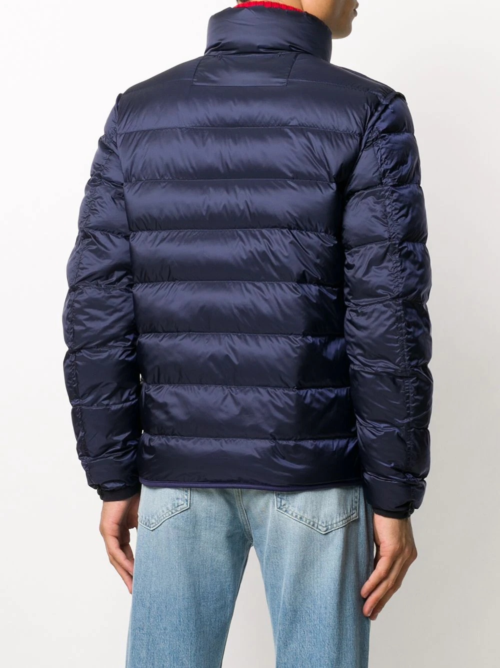 contrast panel puffer jacket - 4