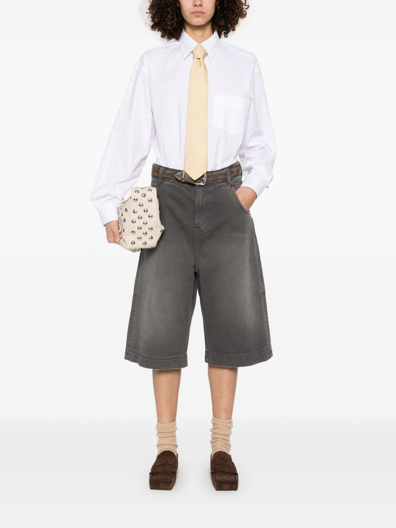 Moschino logo-embroidered shirt outlook