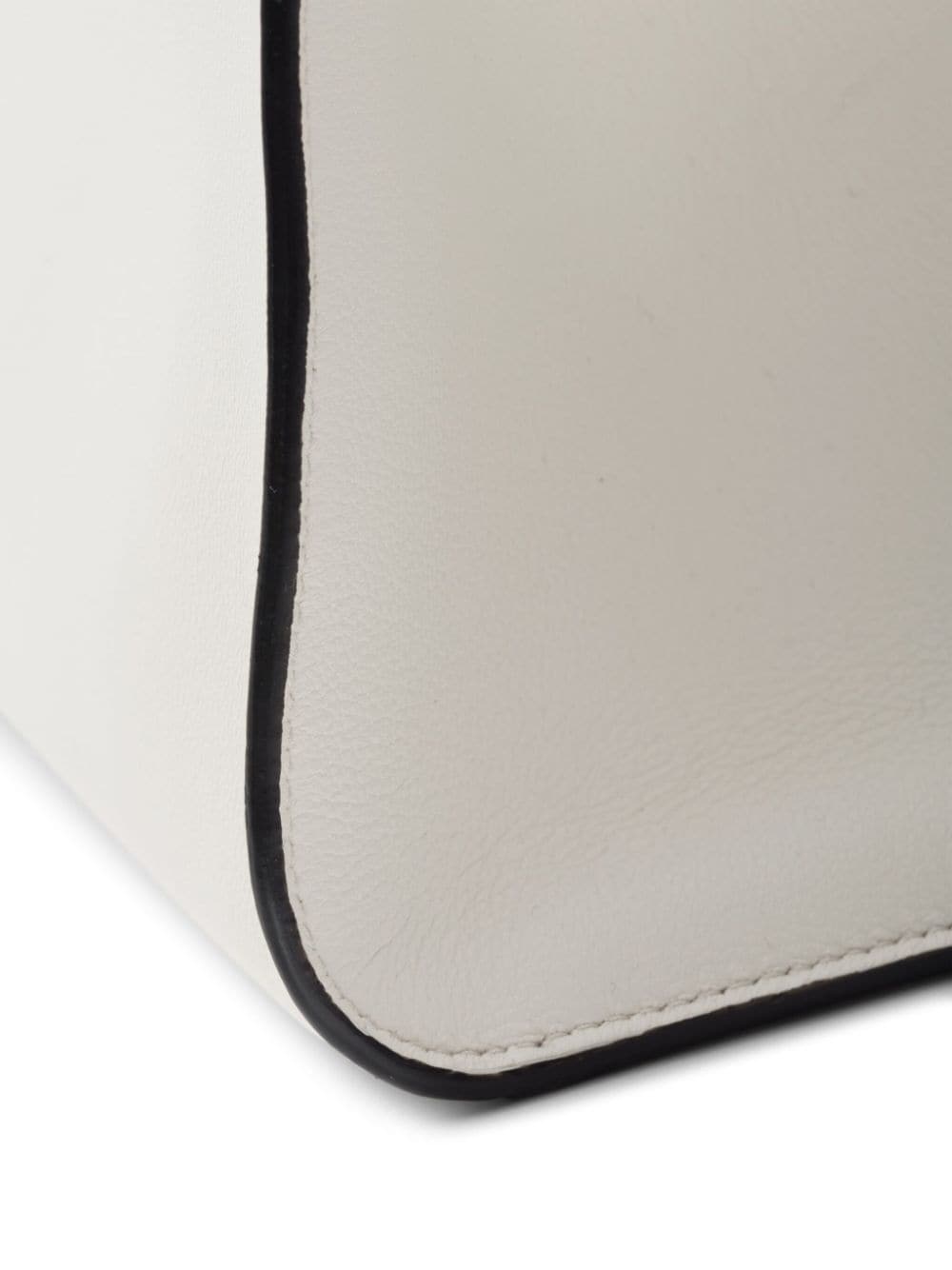 medium logo-stamp leather tote bag - 4
