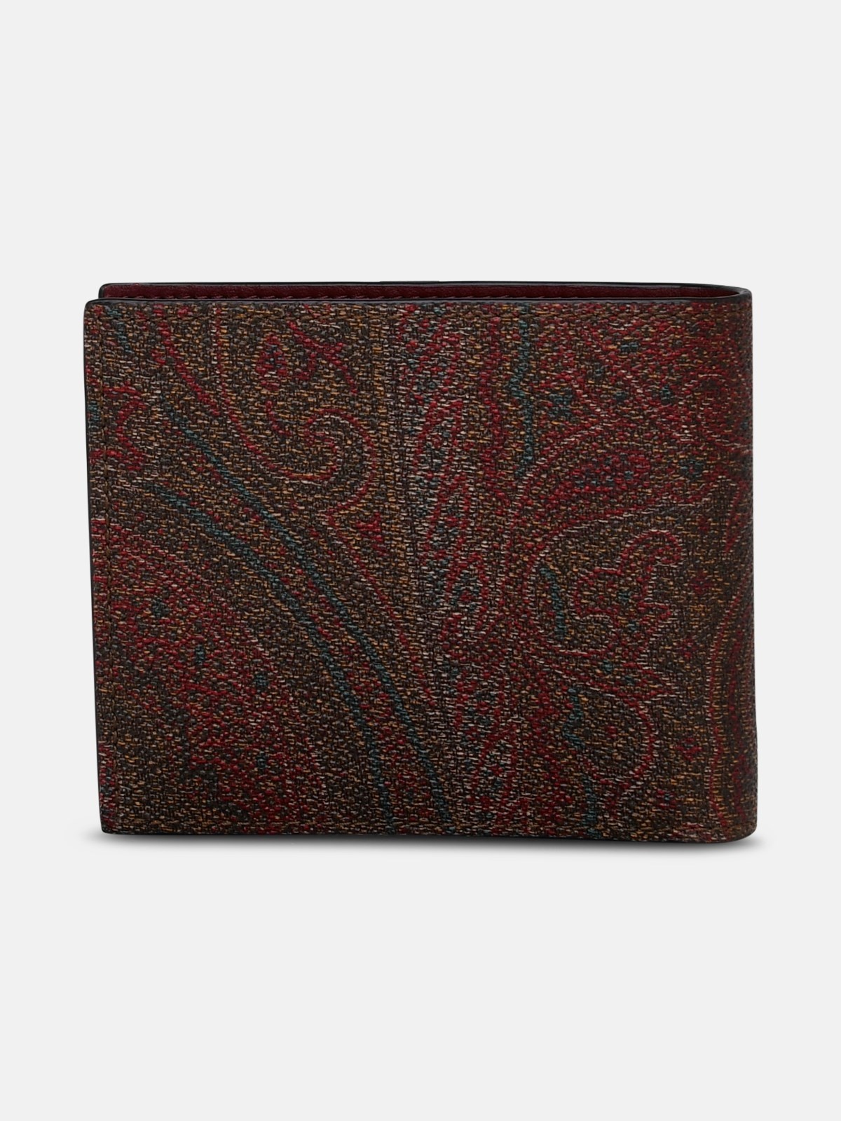 Brown cotton wallet - 3