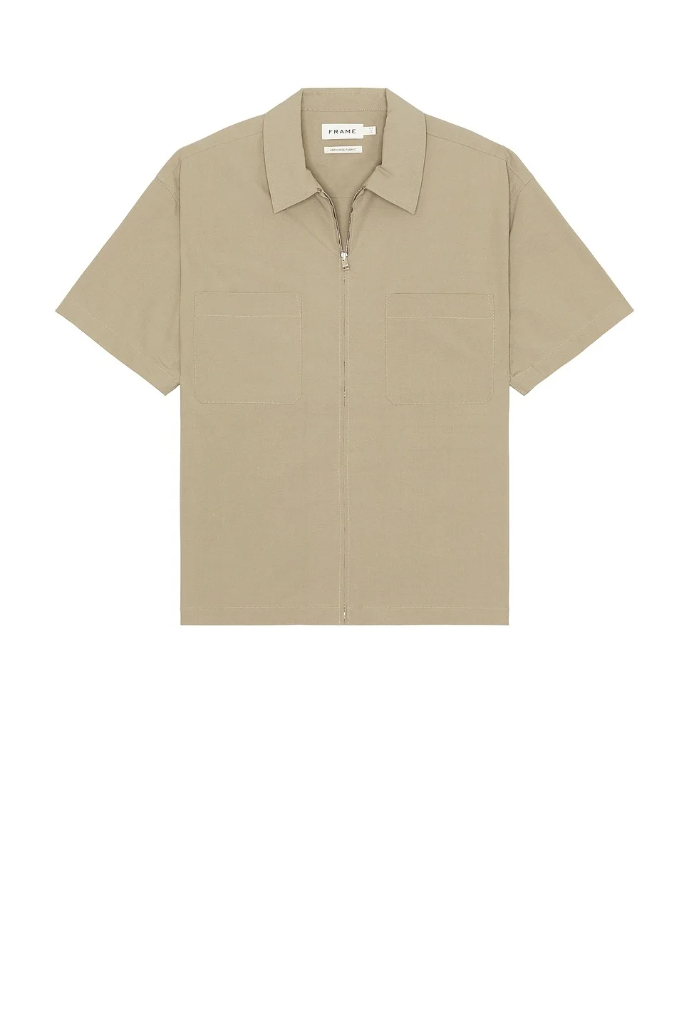 Light Poplin Zip Shirt - 1