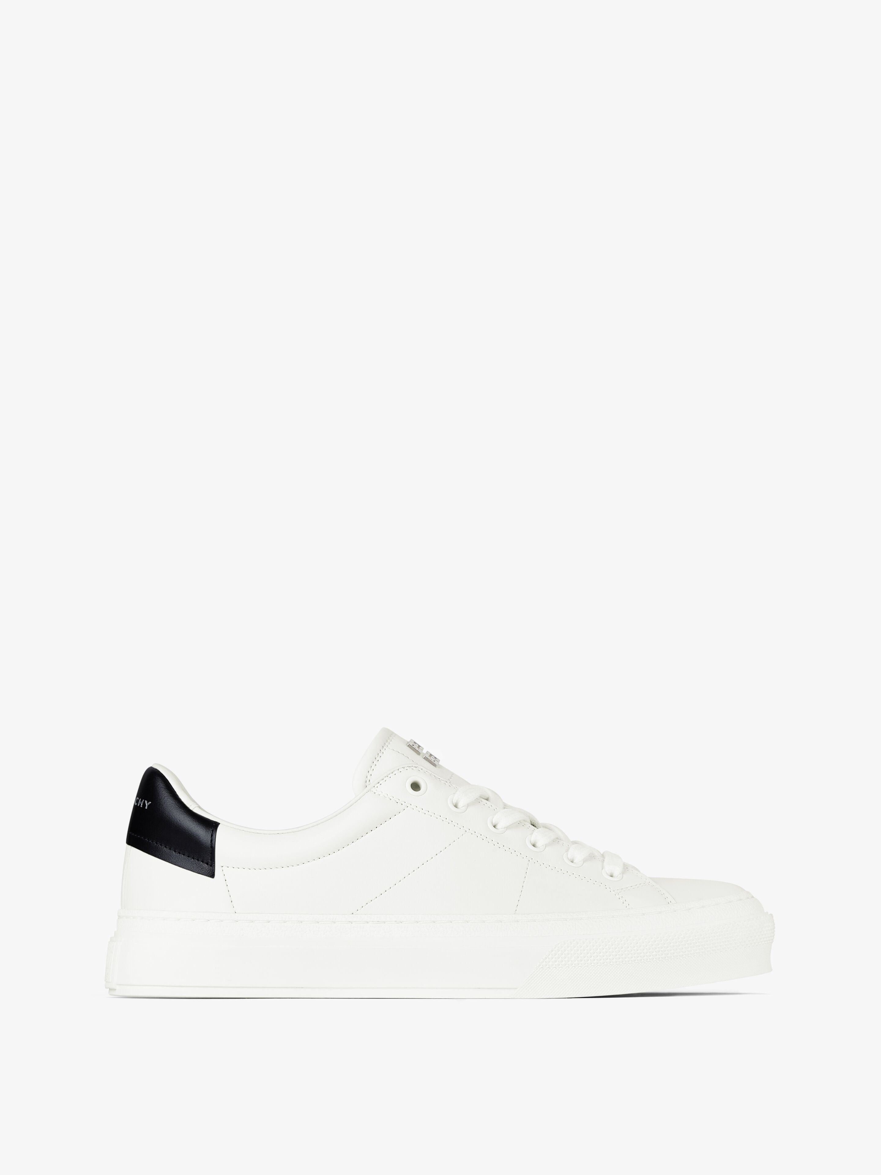 ★GIVENCHY★City Sport Leather Sneakers★ Givenchy City Sport Court Low-Top Leather Sneakers White