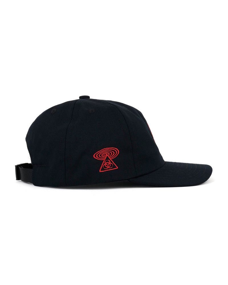 BRAIN DEAD Brain Dead x Sci-Fi Fantasy Logo Lockup Hat - Black outlook