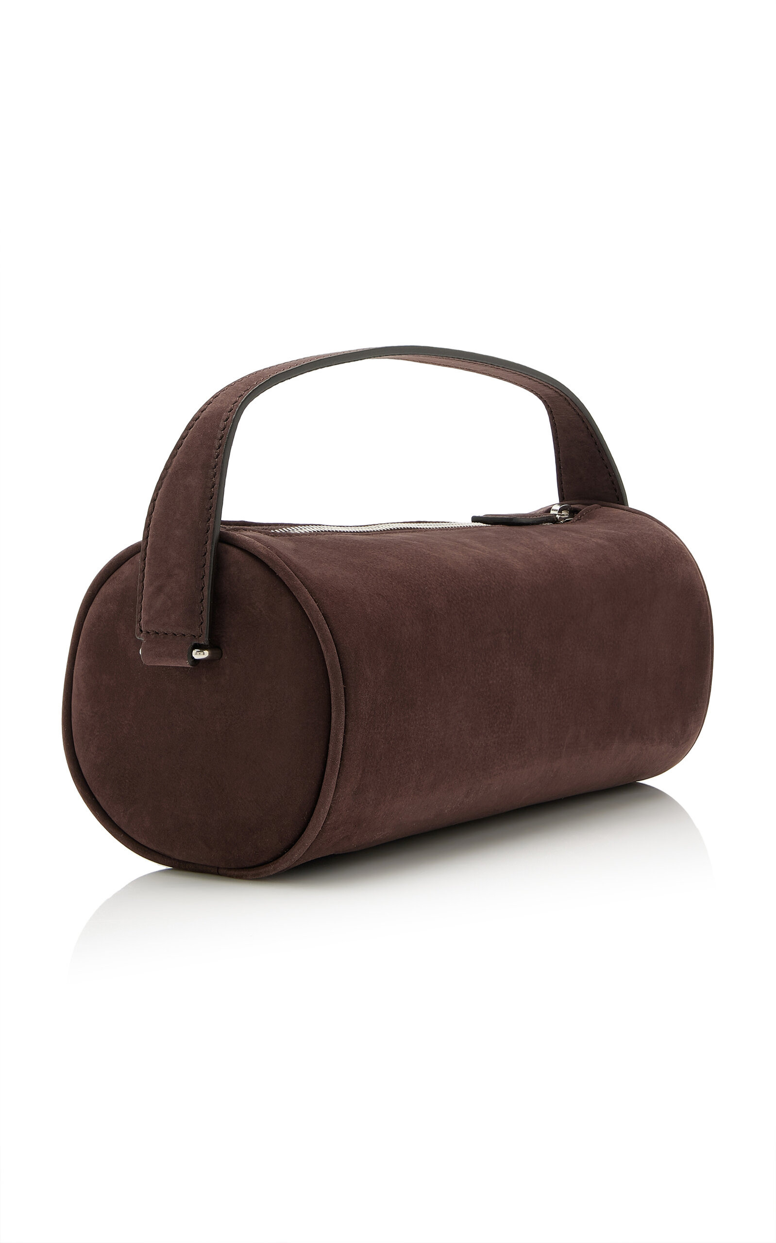 Round 90's Leather Top Handle Bag black - 3