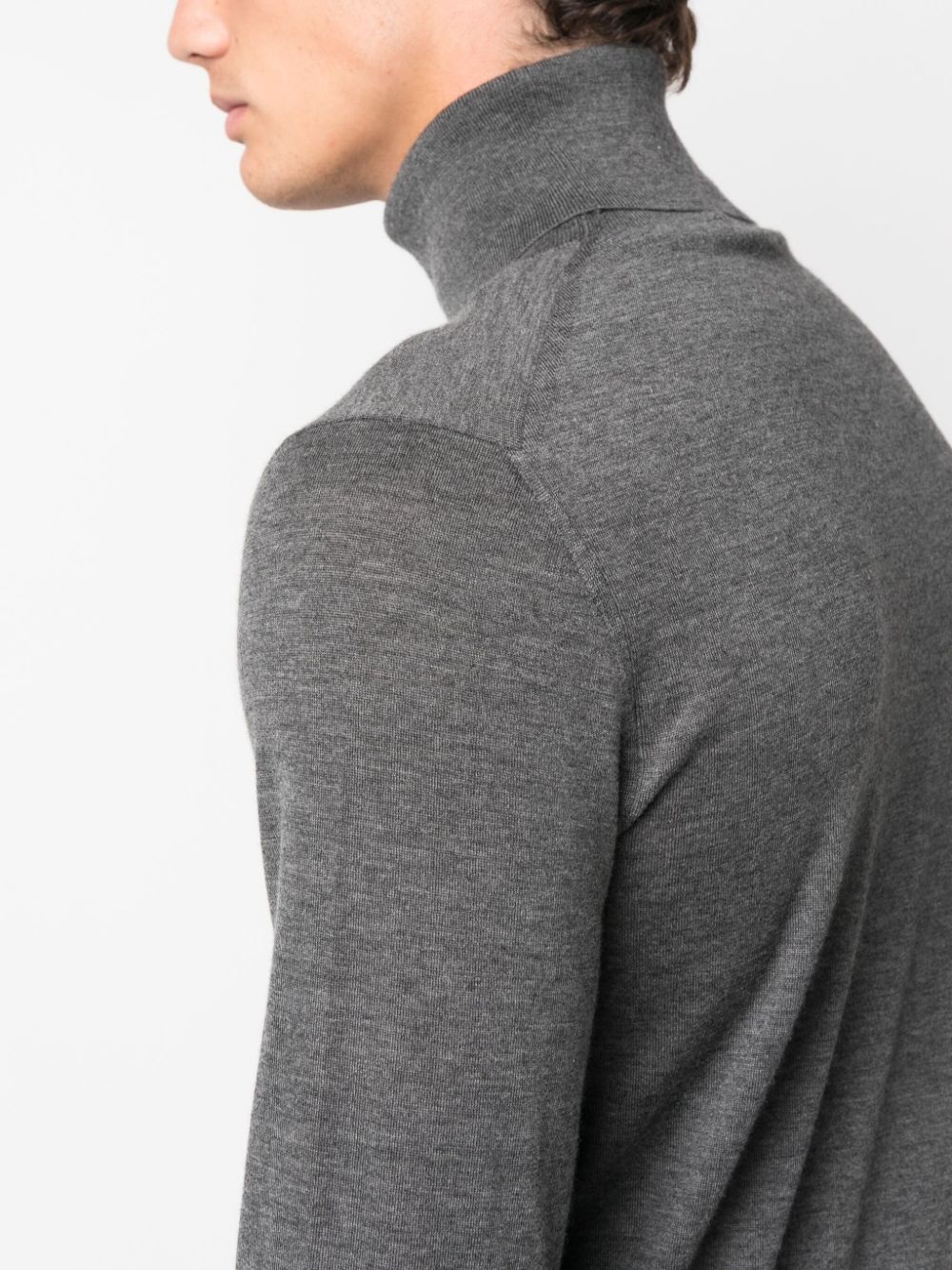cashmere high-neck jumper - 5