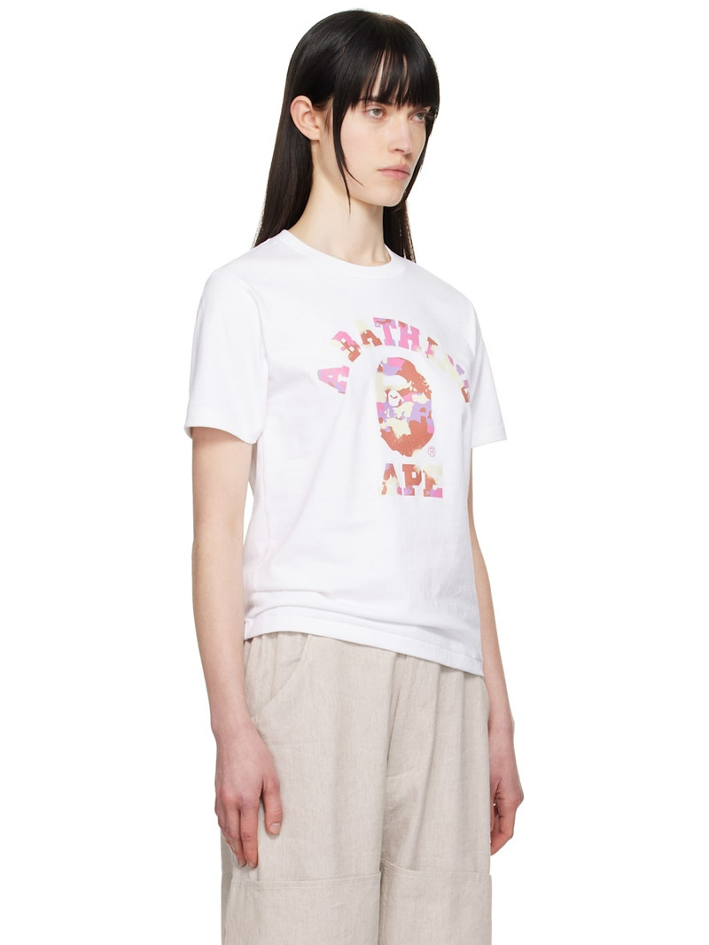 White Map Camo College T-Shirt 2