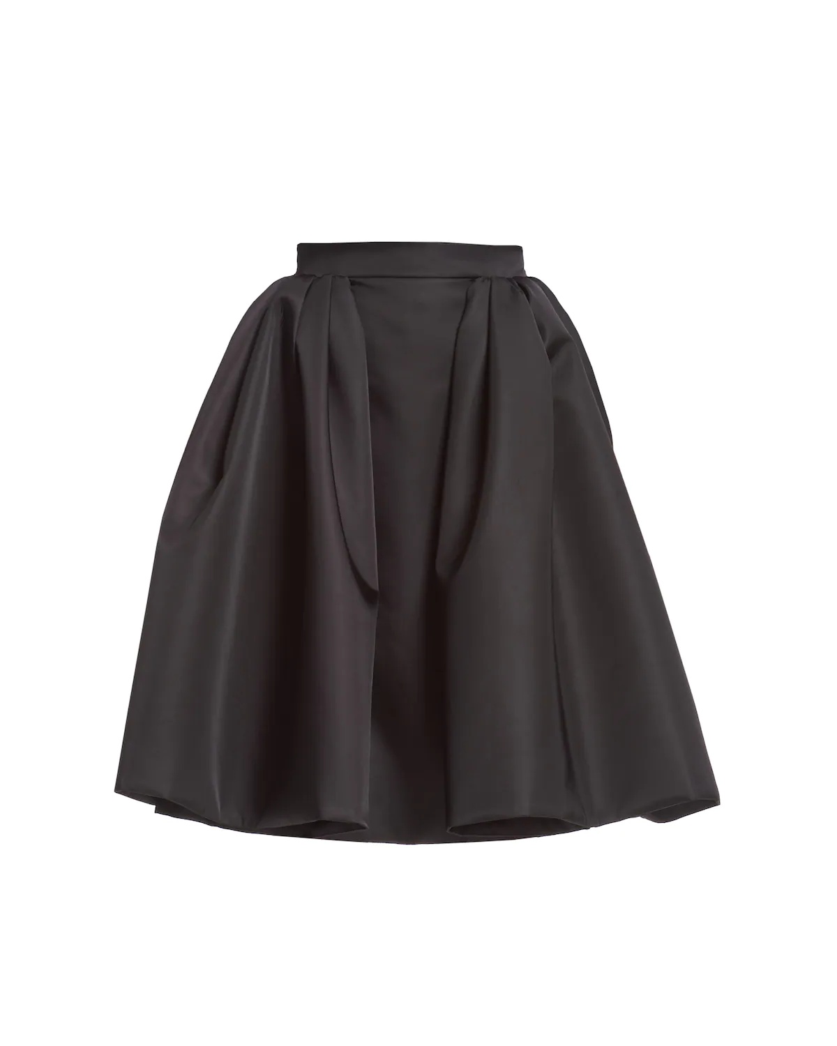 Re-Nylon Gabardine wide skirt - 1