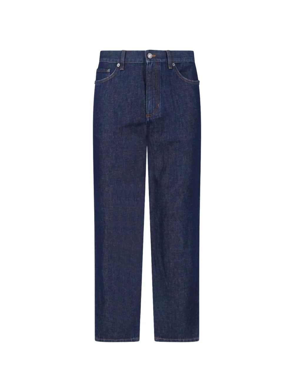 City belt-loop buttoned jeans - 1