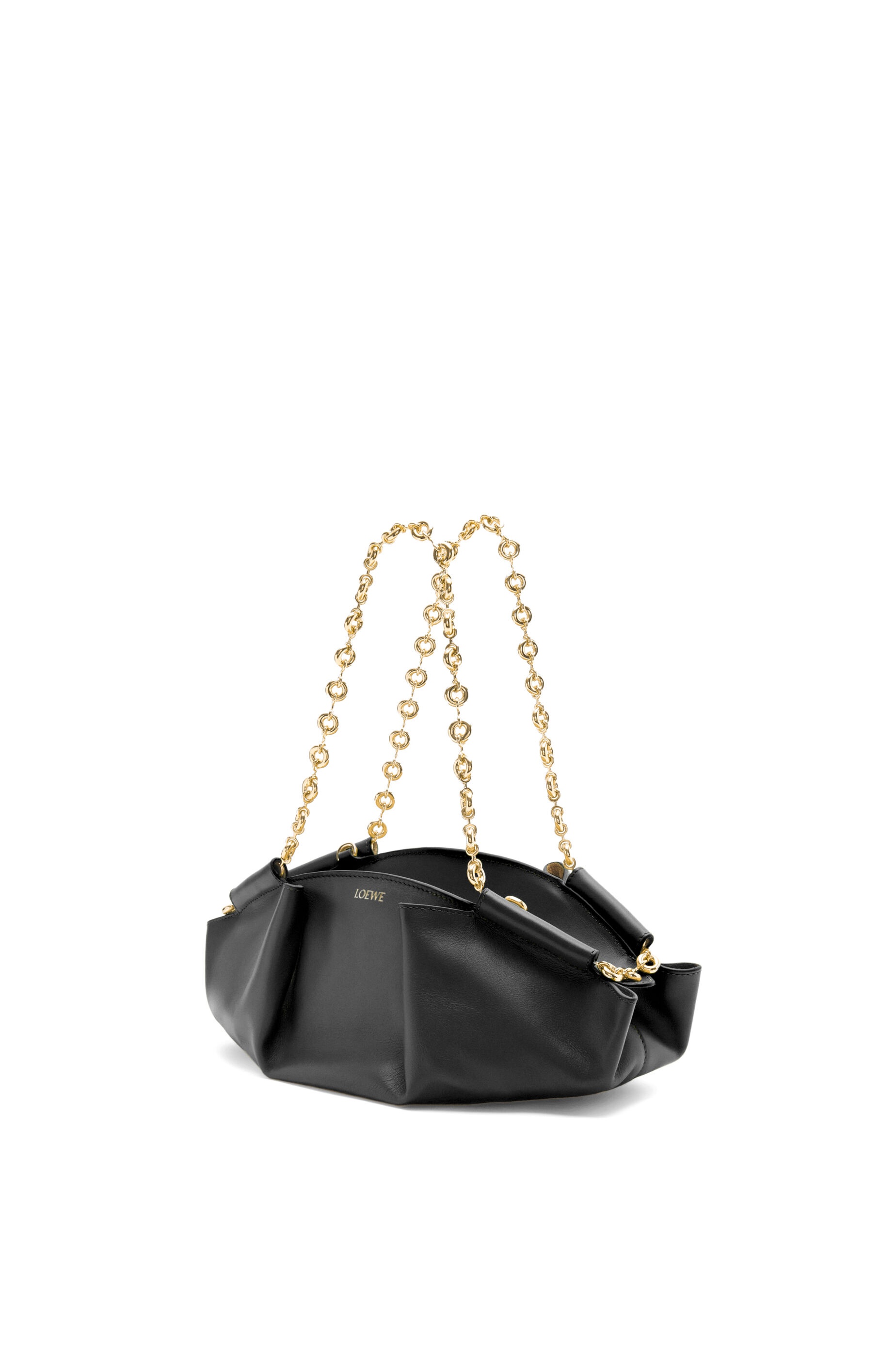 Small Paseo bag in shiny nappa calfskin with chain - 5