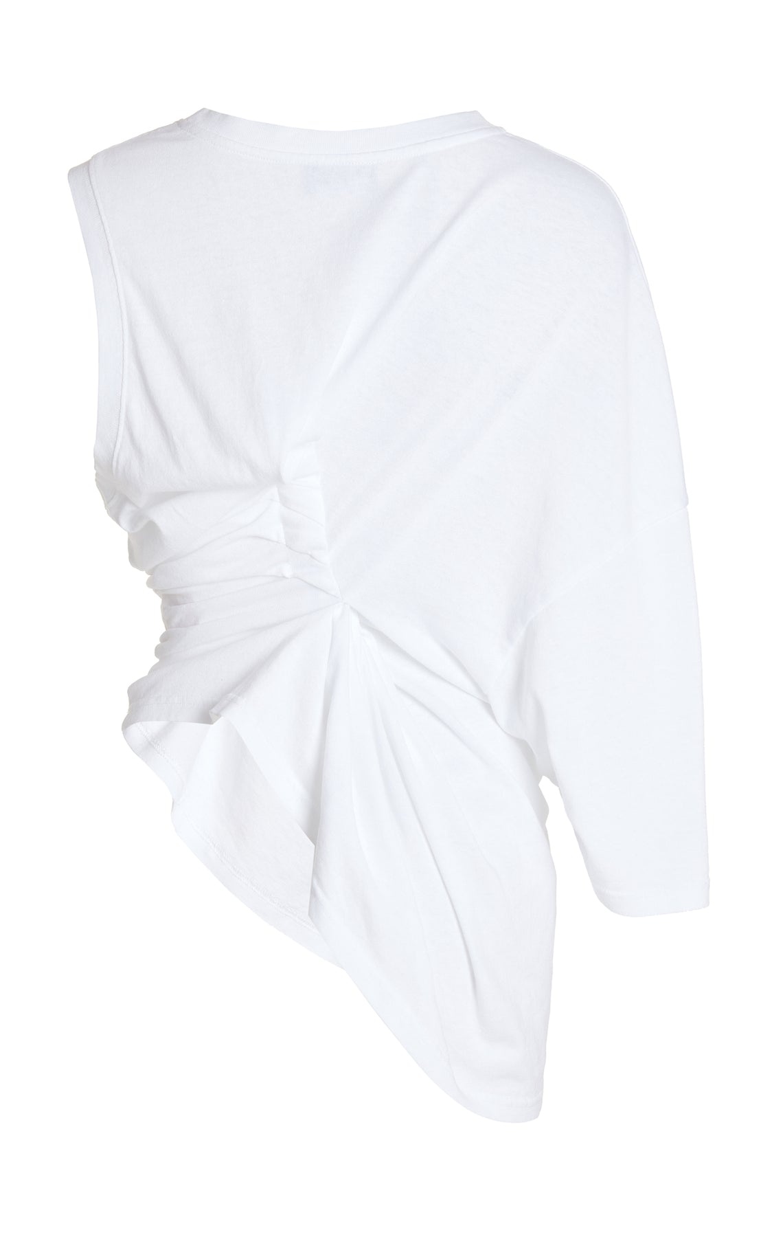 KNOTTED JERSEY TOP WHITE - 6