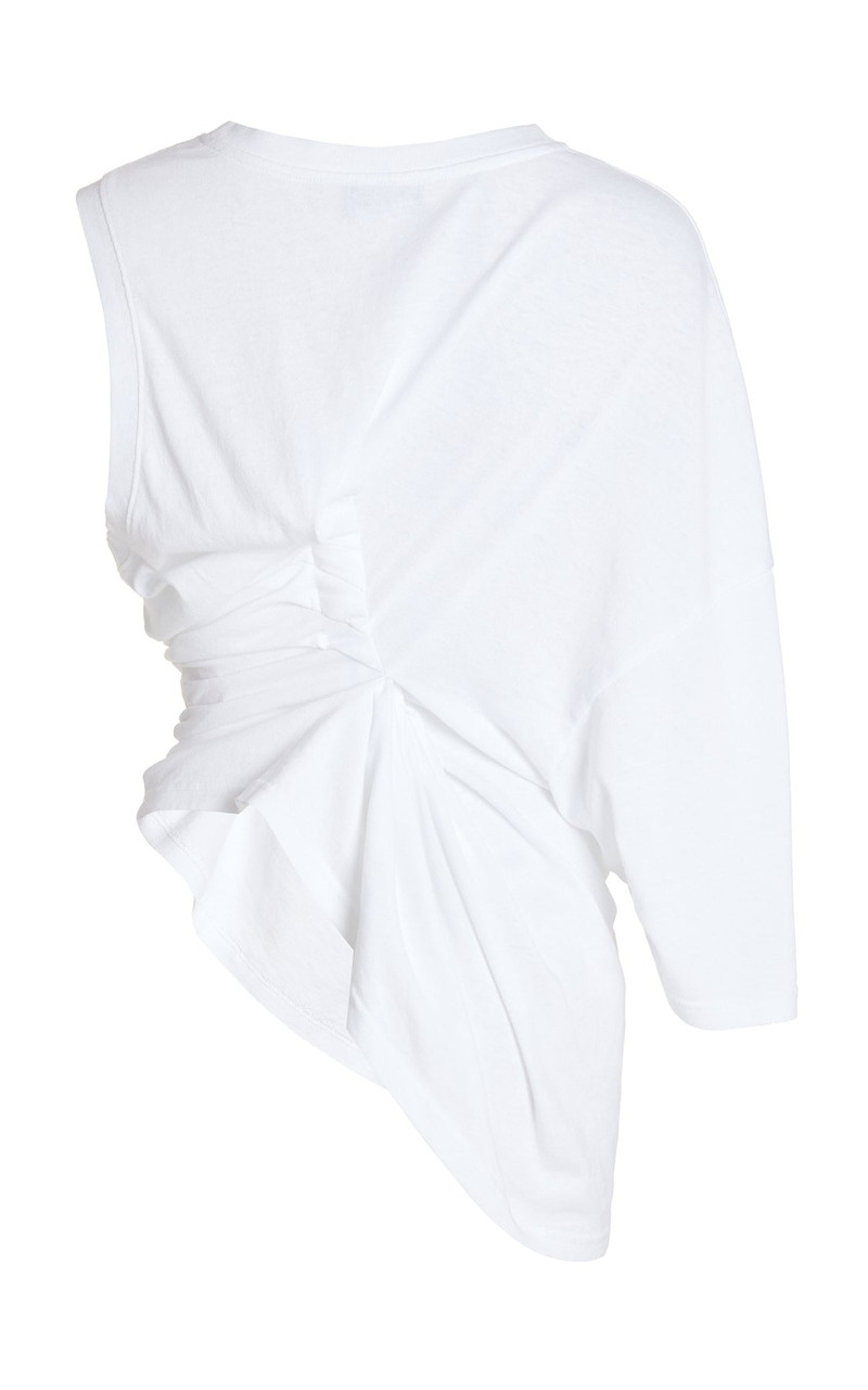 KNOTTED JERSEY TOP WHITE 6