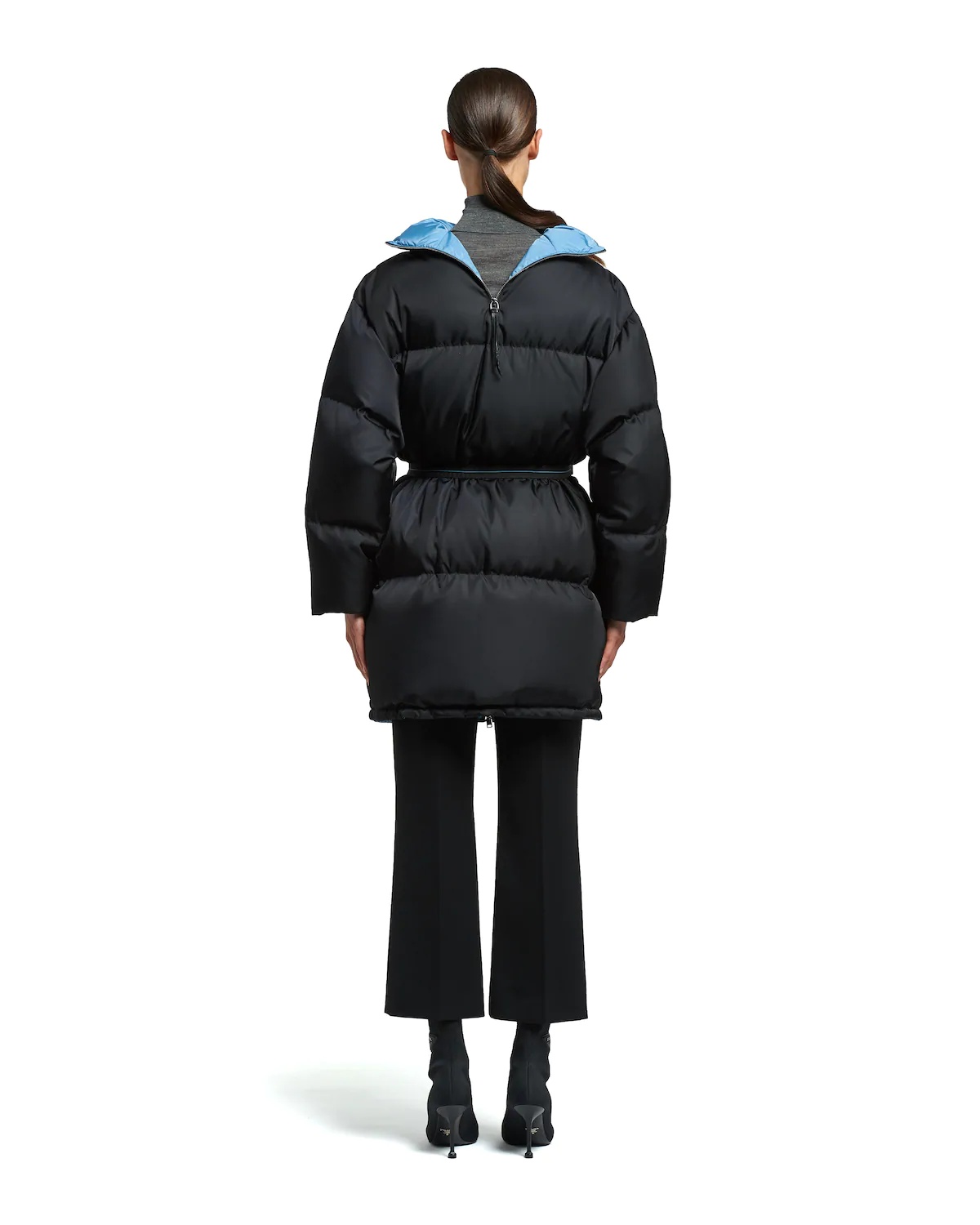 Nylon gabardine puffer jacket - 4