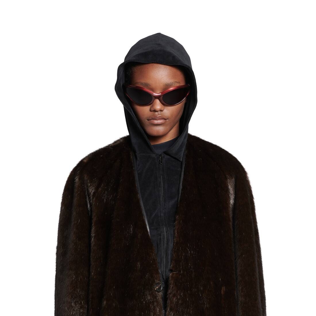 Women's Lining Coat in Brown - 5