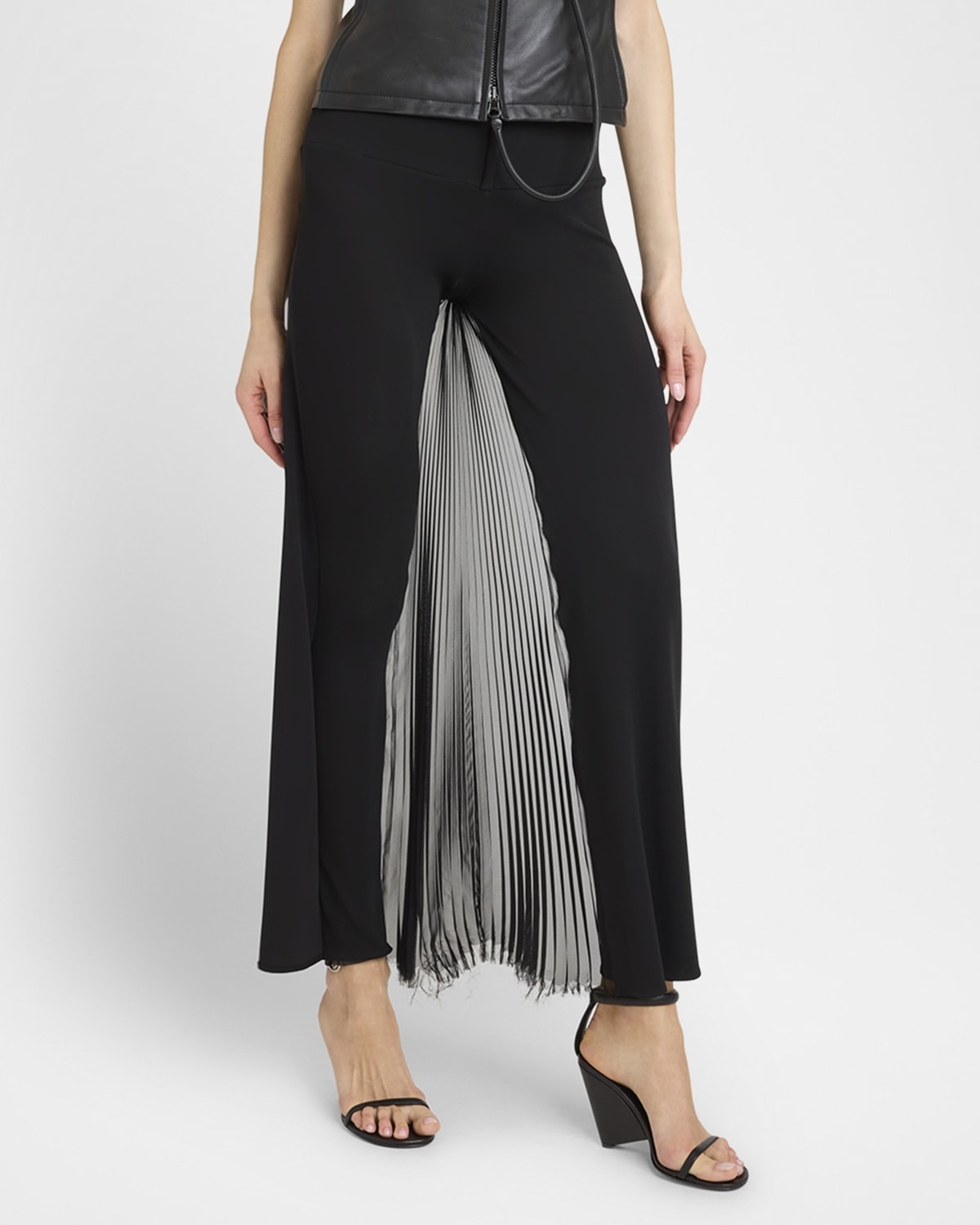 Infinity Pleats Jersey Pants - 4