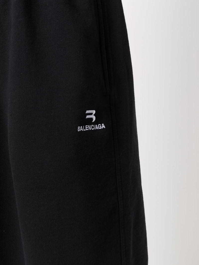 logo-embroidered track shorts 5