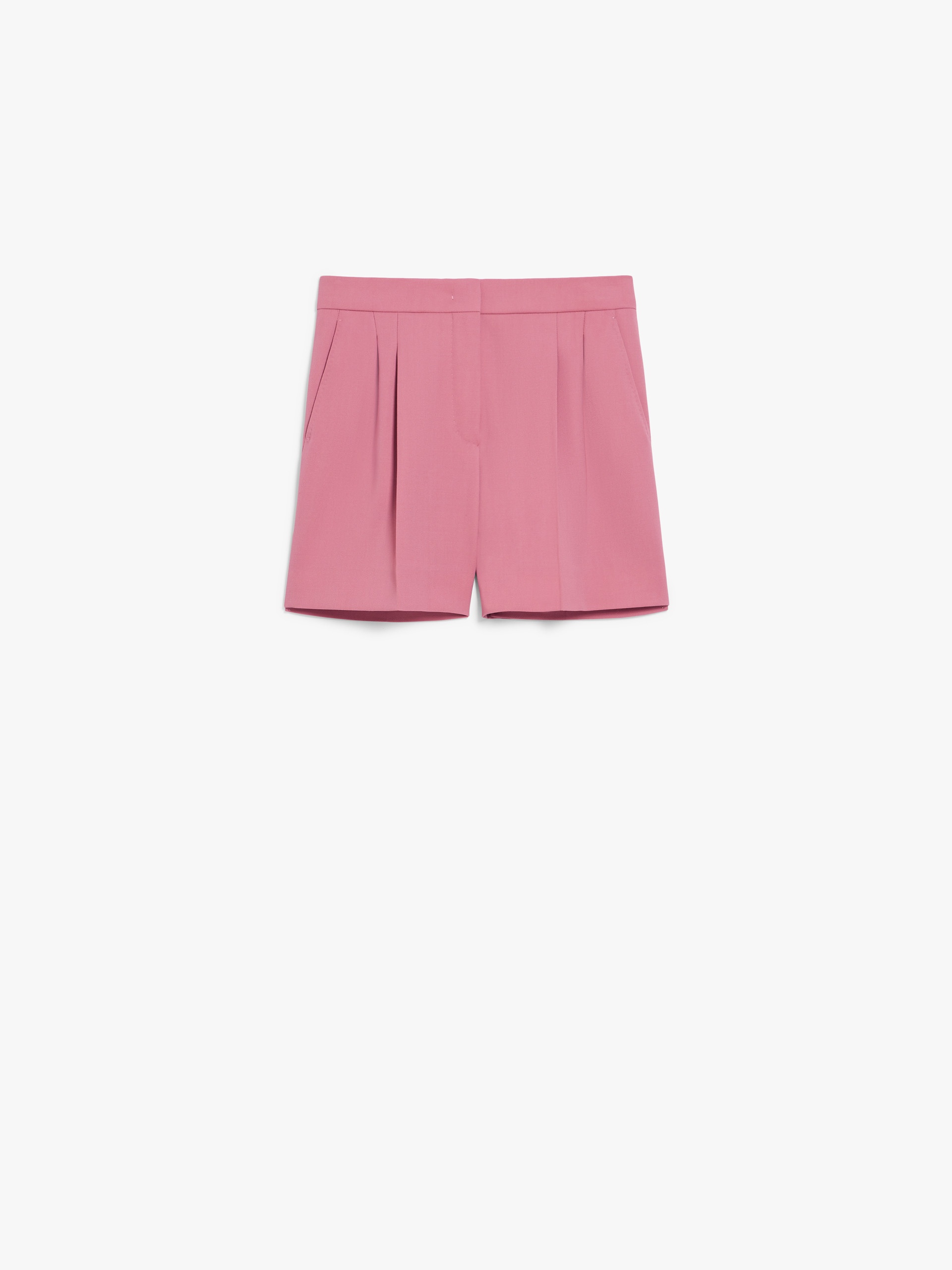 CARDIFF Wool crêpe shorts - 1