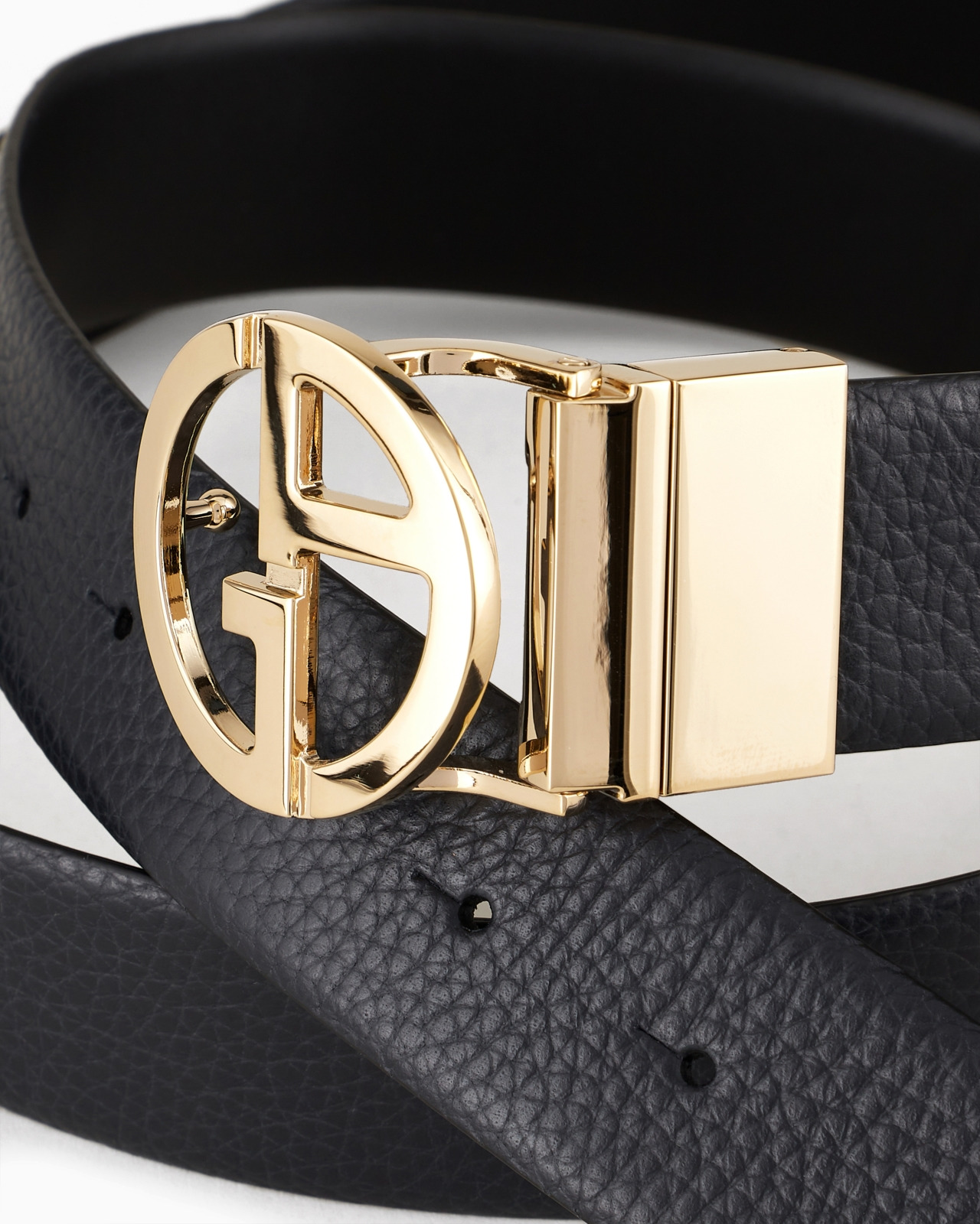 Two-toned, reversible leather belt - 2