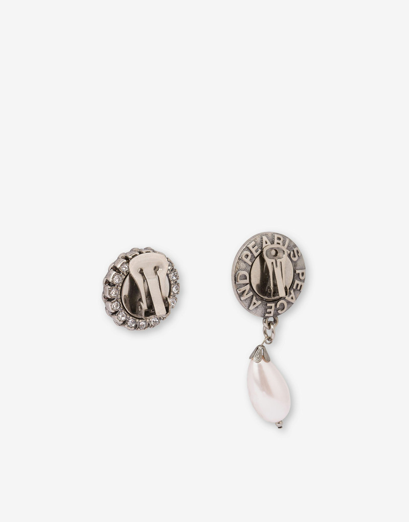 Moschino MISMATCHED METAL EARRINGS outlook