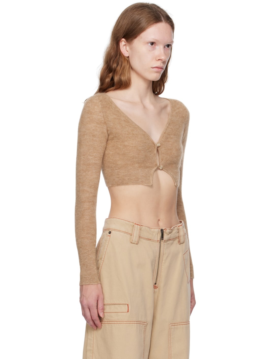 Brown Le Papier 'Le Cardigan Alzou' Cardigan - 2