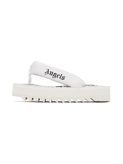 Palm Angels White Suicoke Edition GTA Sandals outlook