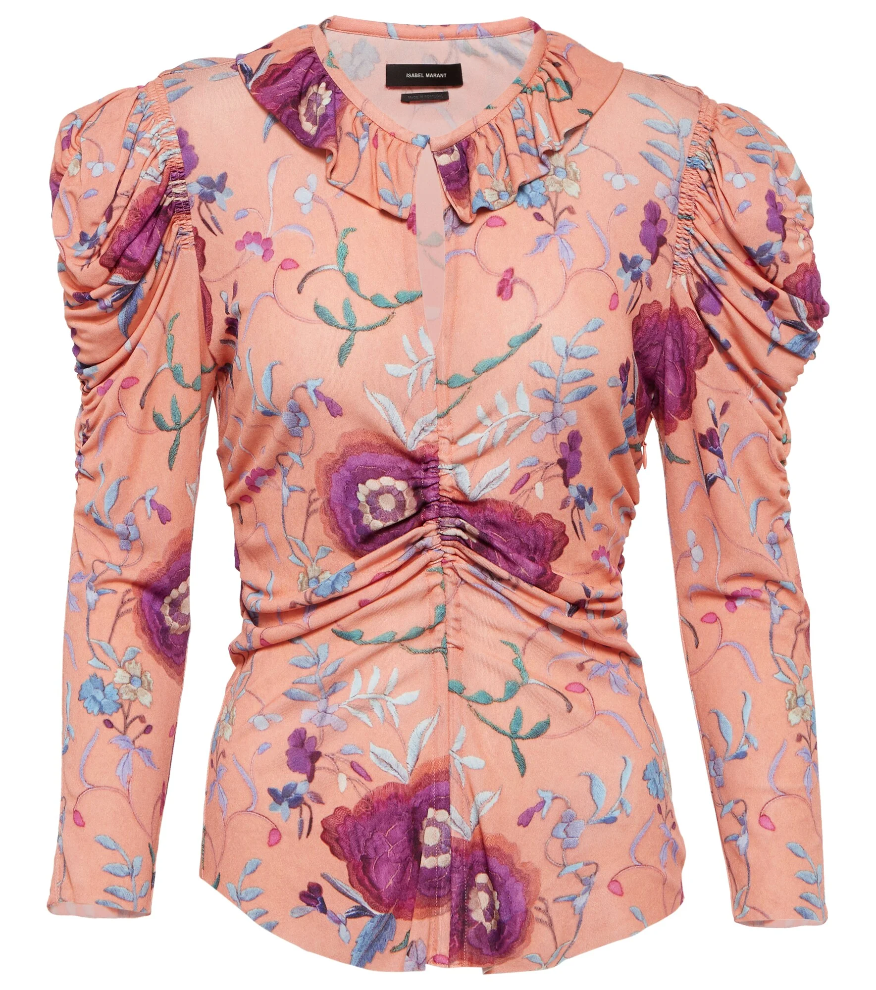 Jen floral velvet top - 1