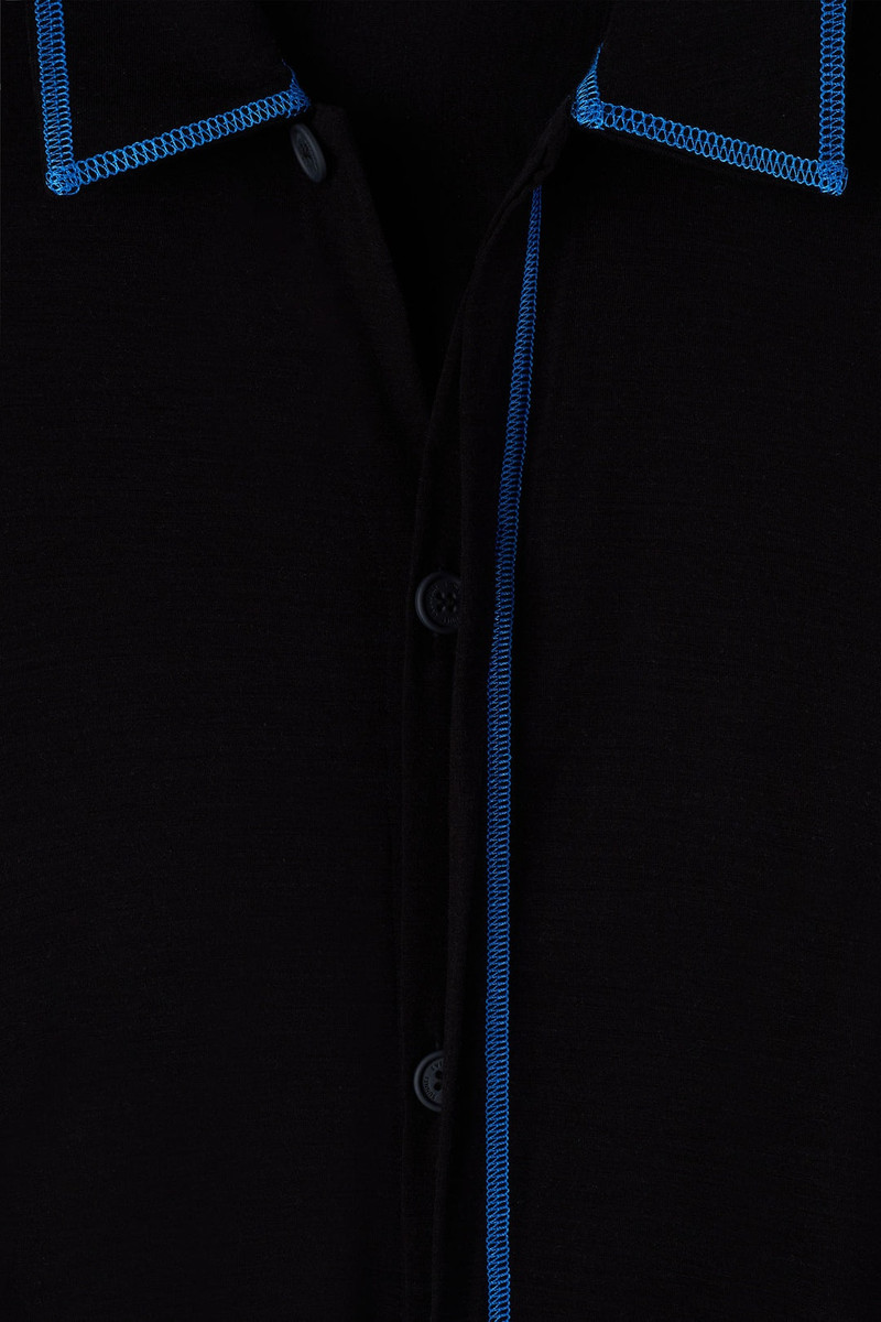 JERSEY OVER SHIRT / black 6