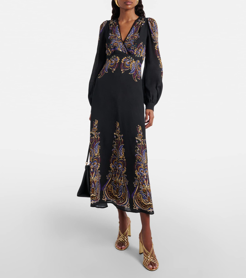 Etro Paisley midi dress outlook