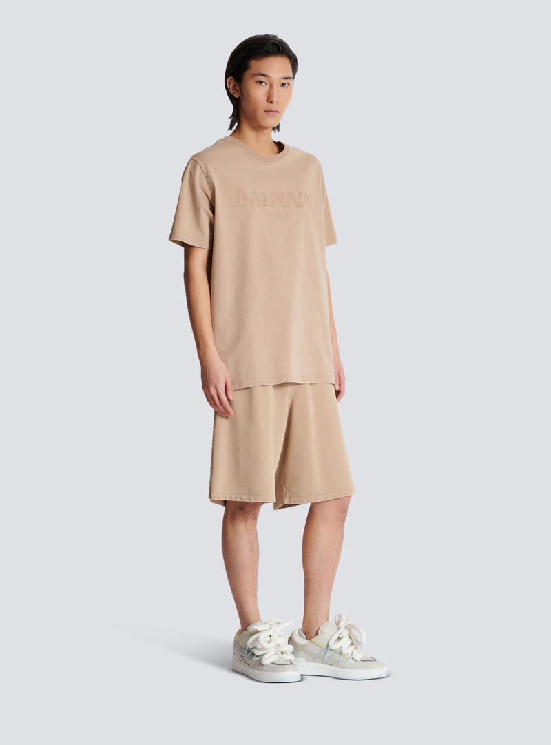 Loose T-shirt with vintage Balmain embroidery 3
