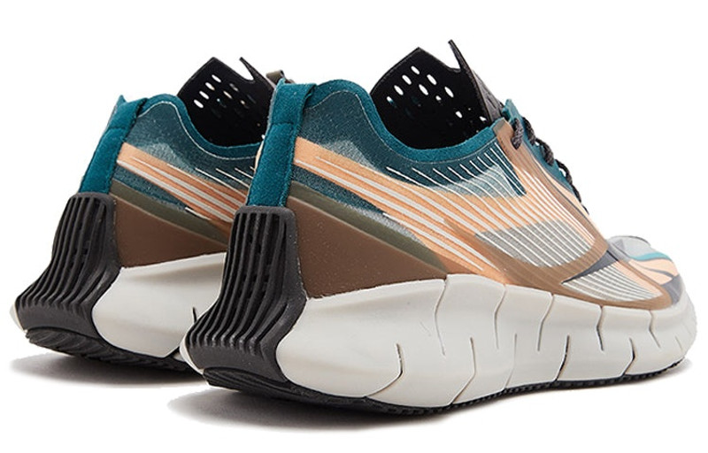 Reebok Reebok Zig 3D Storm Sports Shoes Grey/Green/Orange FX7632 outlook