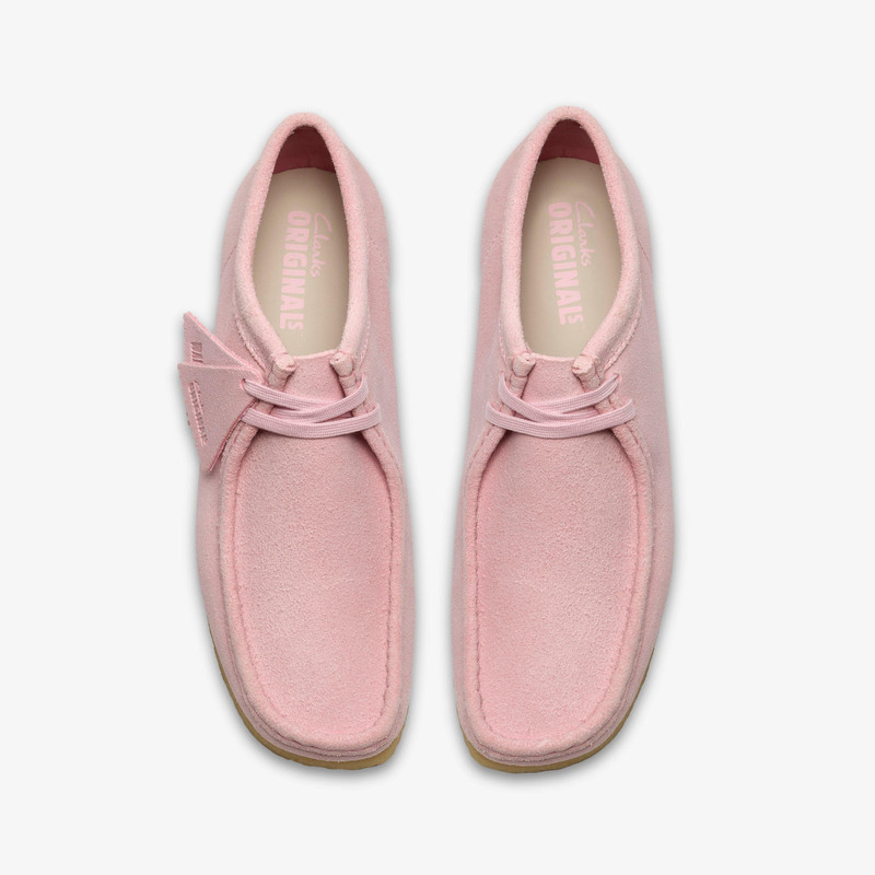 Wallabee Light Pink Suede 6