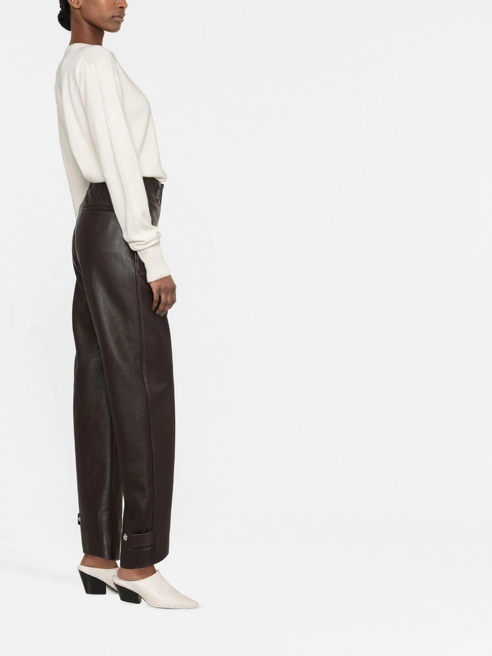 ribbed-knit cashmere jumper - 3