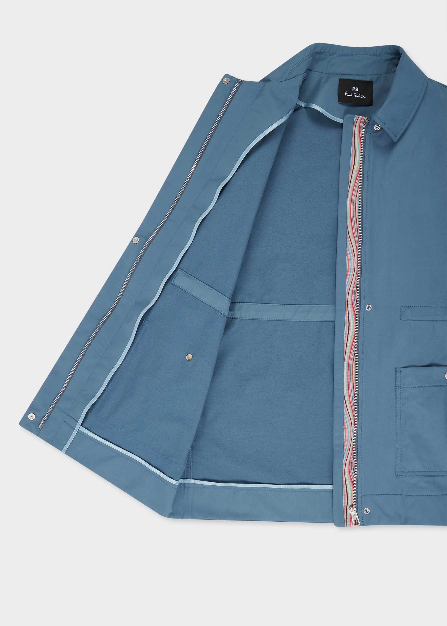 Women's Dusky Blue Field Jacket - 4