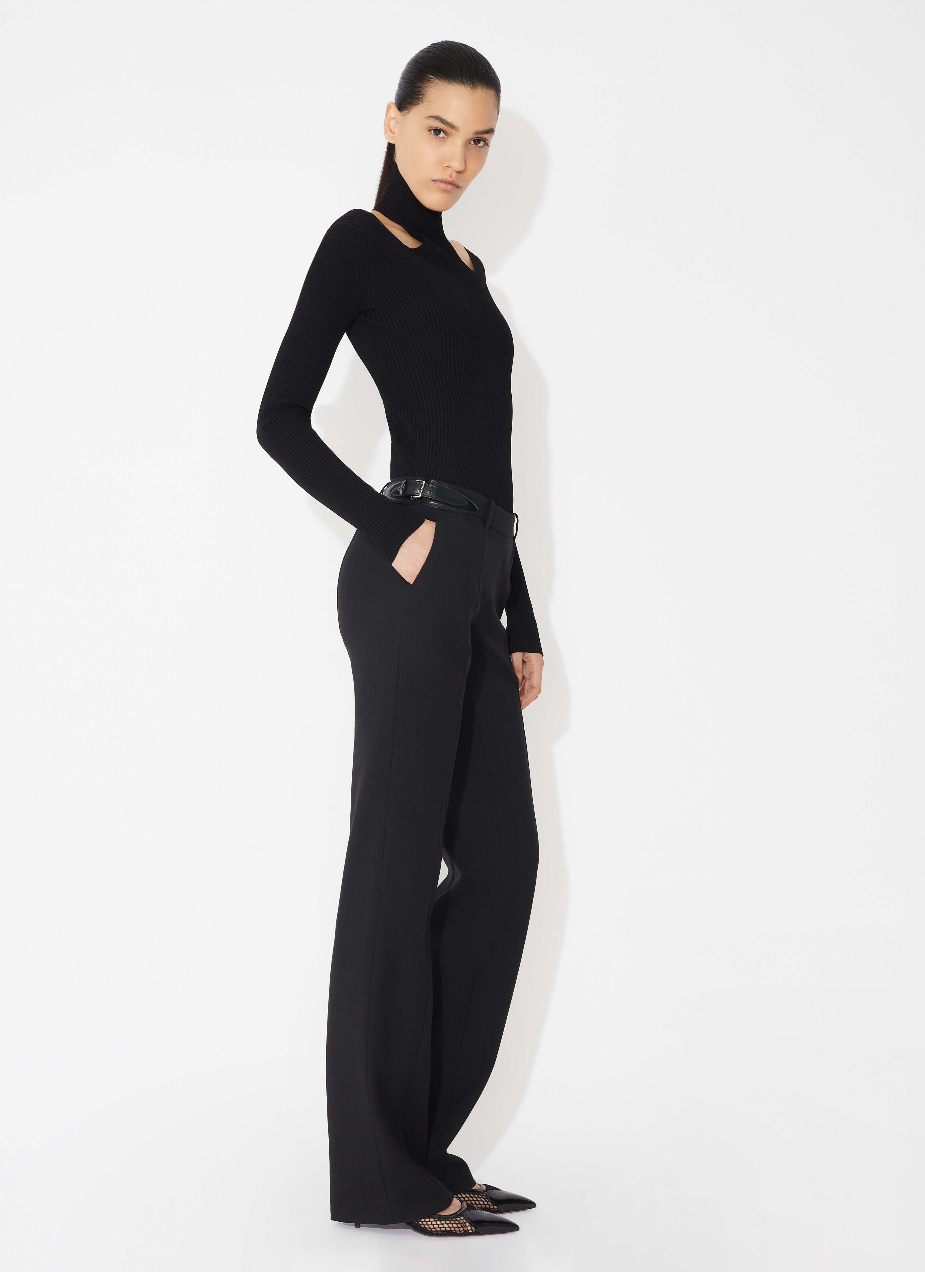 TAILORED WOOL PANT - 4