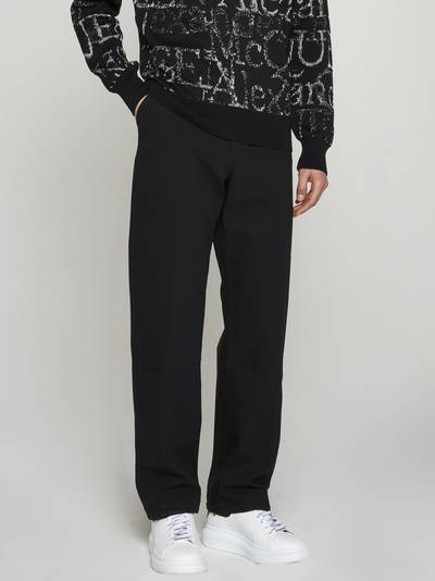 Alexander McQueen Workwear Sailor cotton trousers outlook