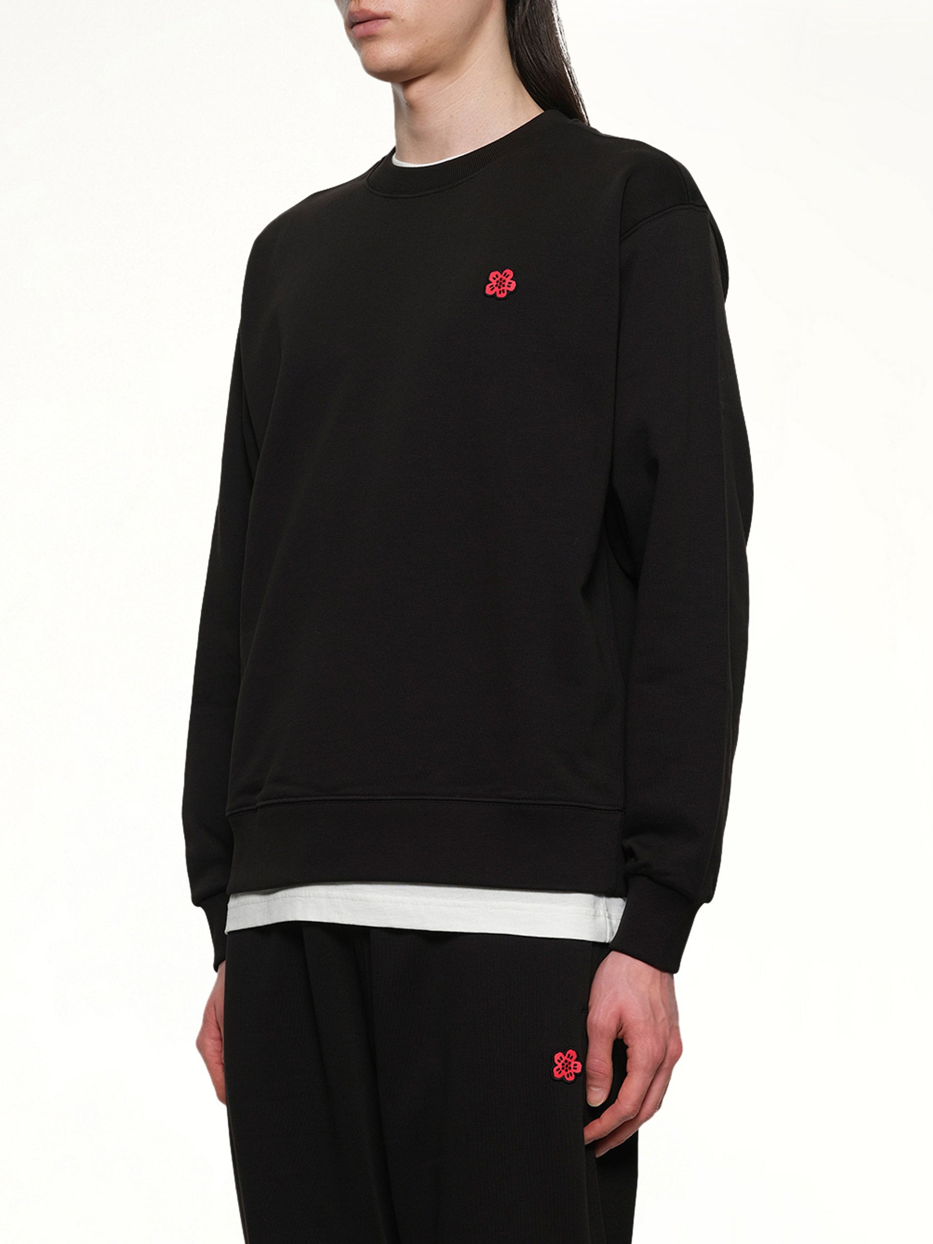 Boke Flower Classic Sweatshirt in Black - 3