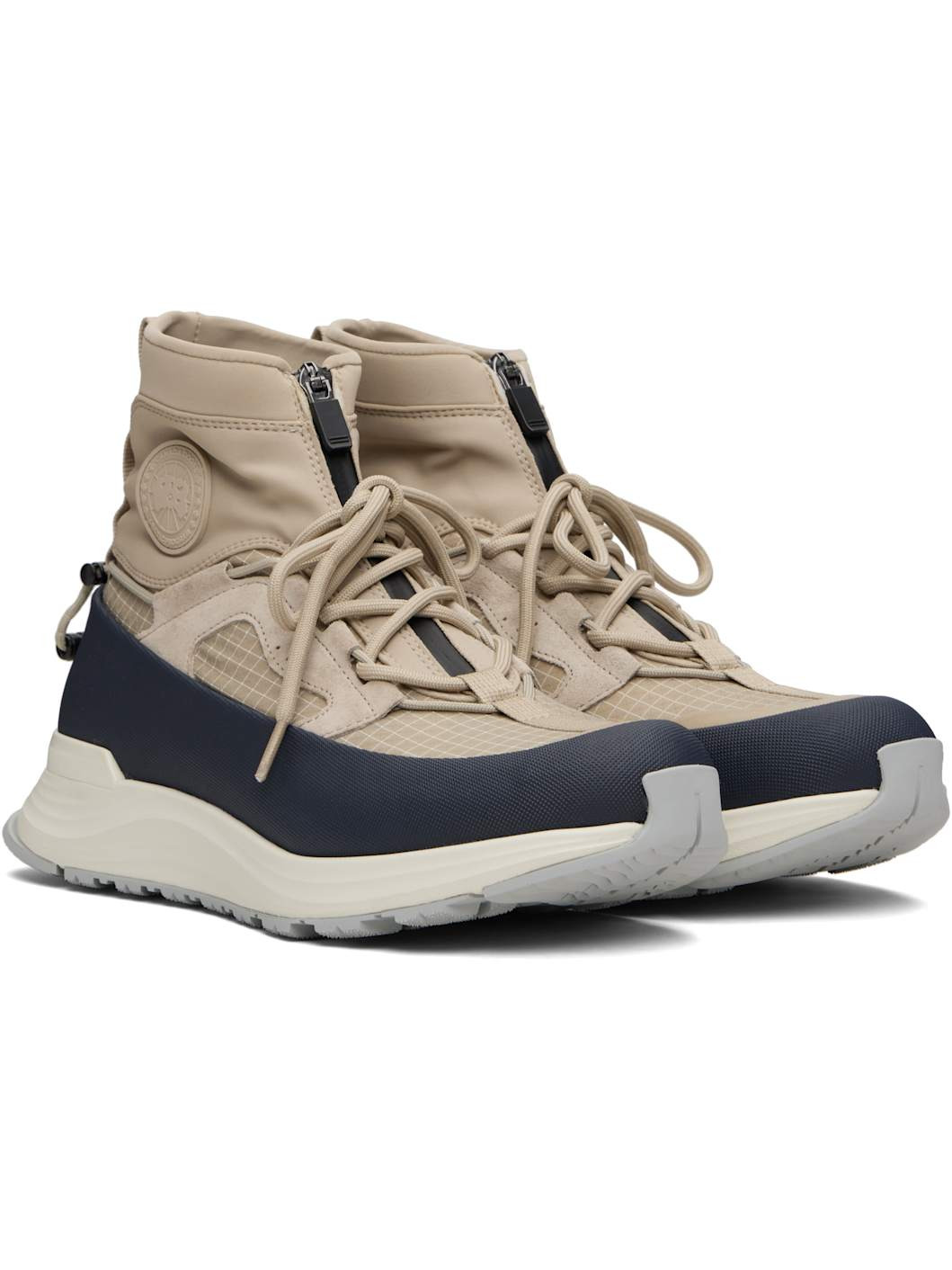Tan Glacier Trail High Sneakers - 4