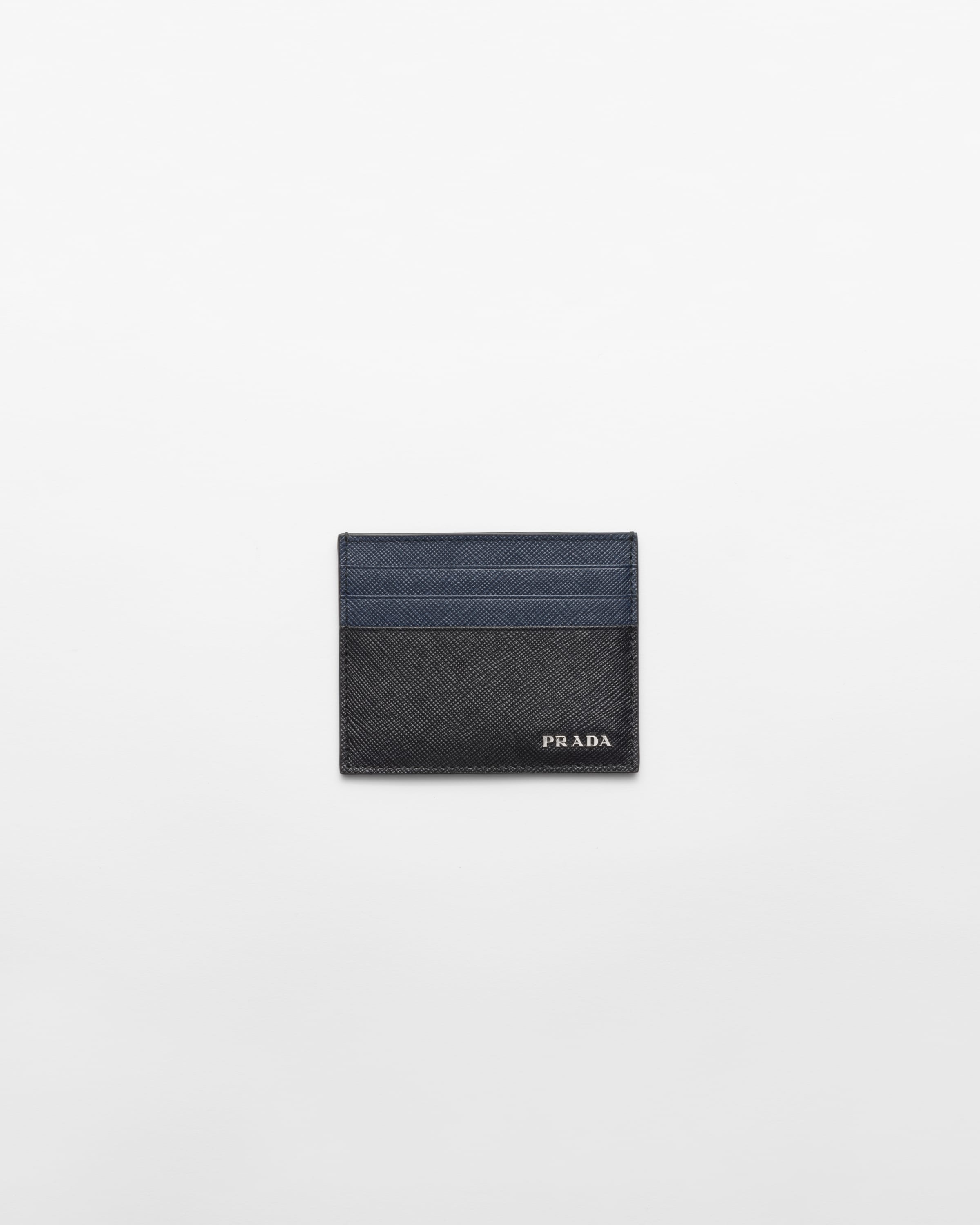 Saffiano leather card holder - 1