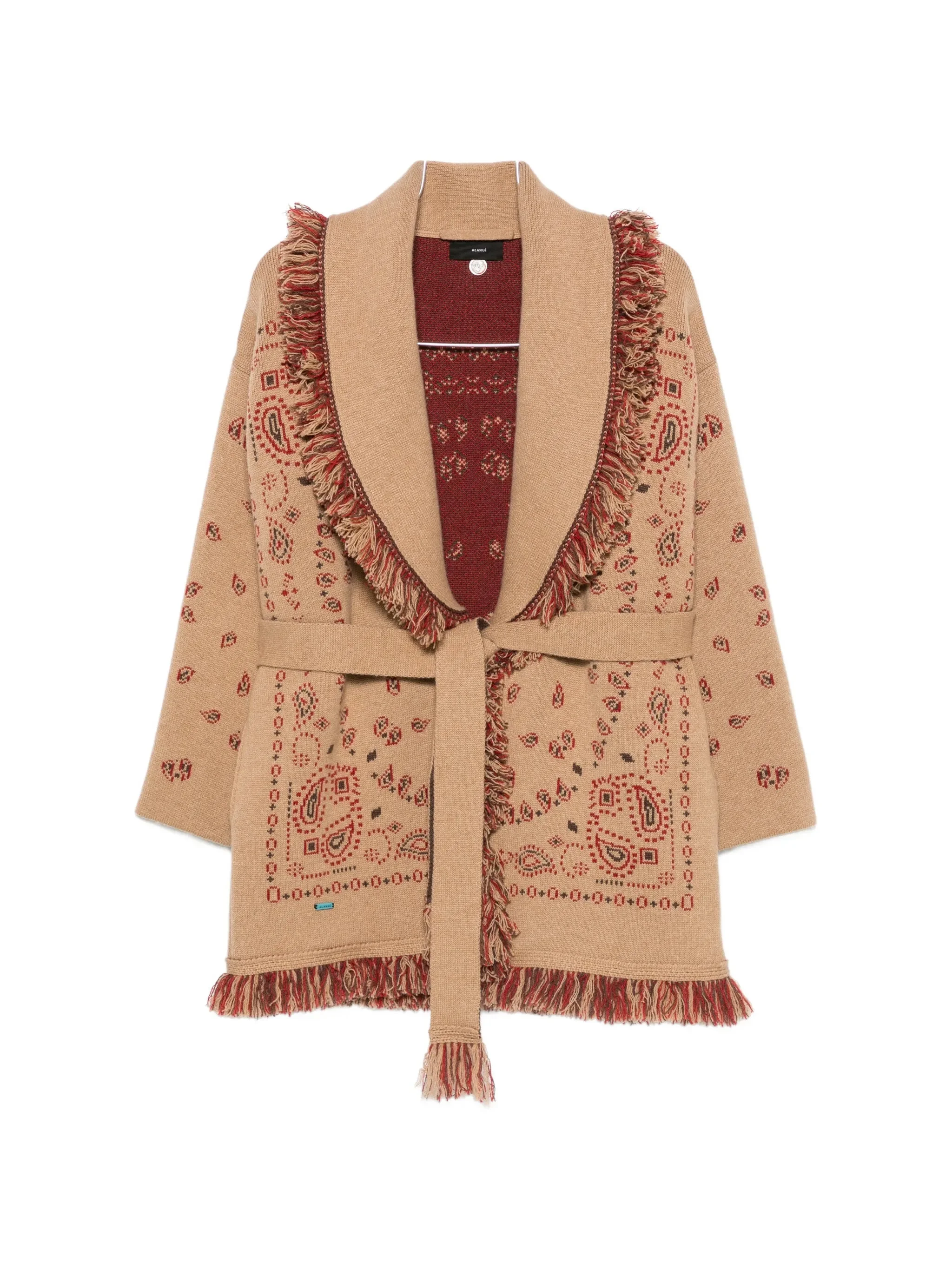 Alanui Bandana Print Cardigan - 1