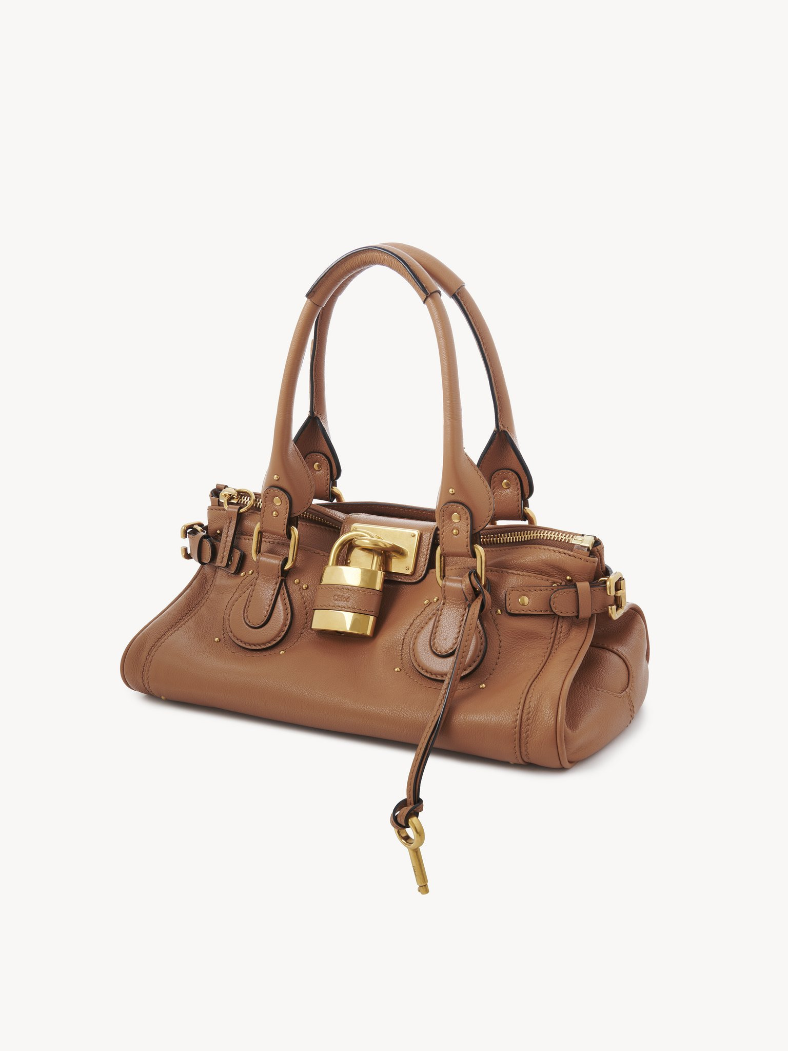 PADDINGTON BAG IN GRAINED LEATHER - 3